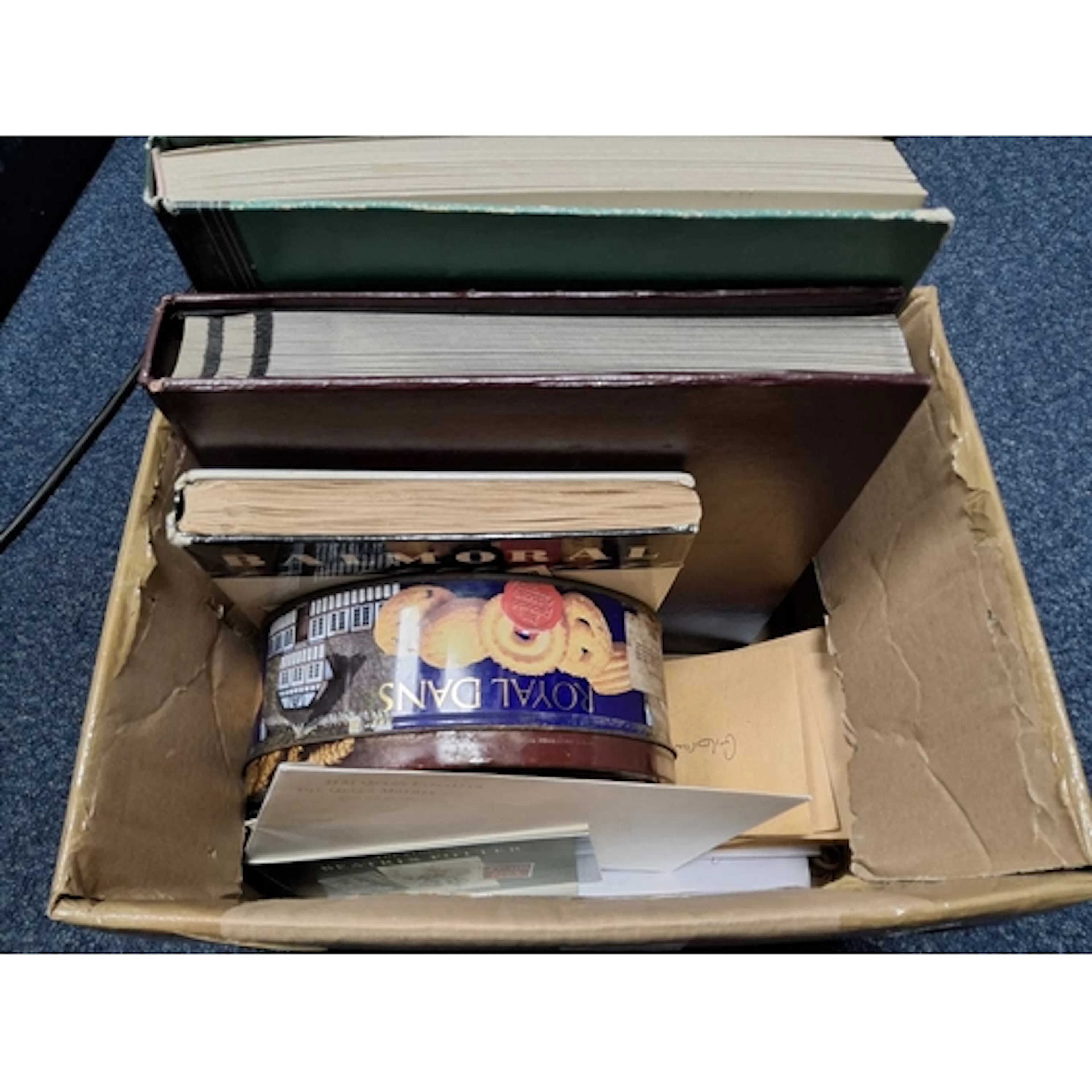 STAMPS; SMALL QUANTITY OF STAMPS IN TWO ALBUMS AND LOOSE. TO...