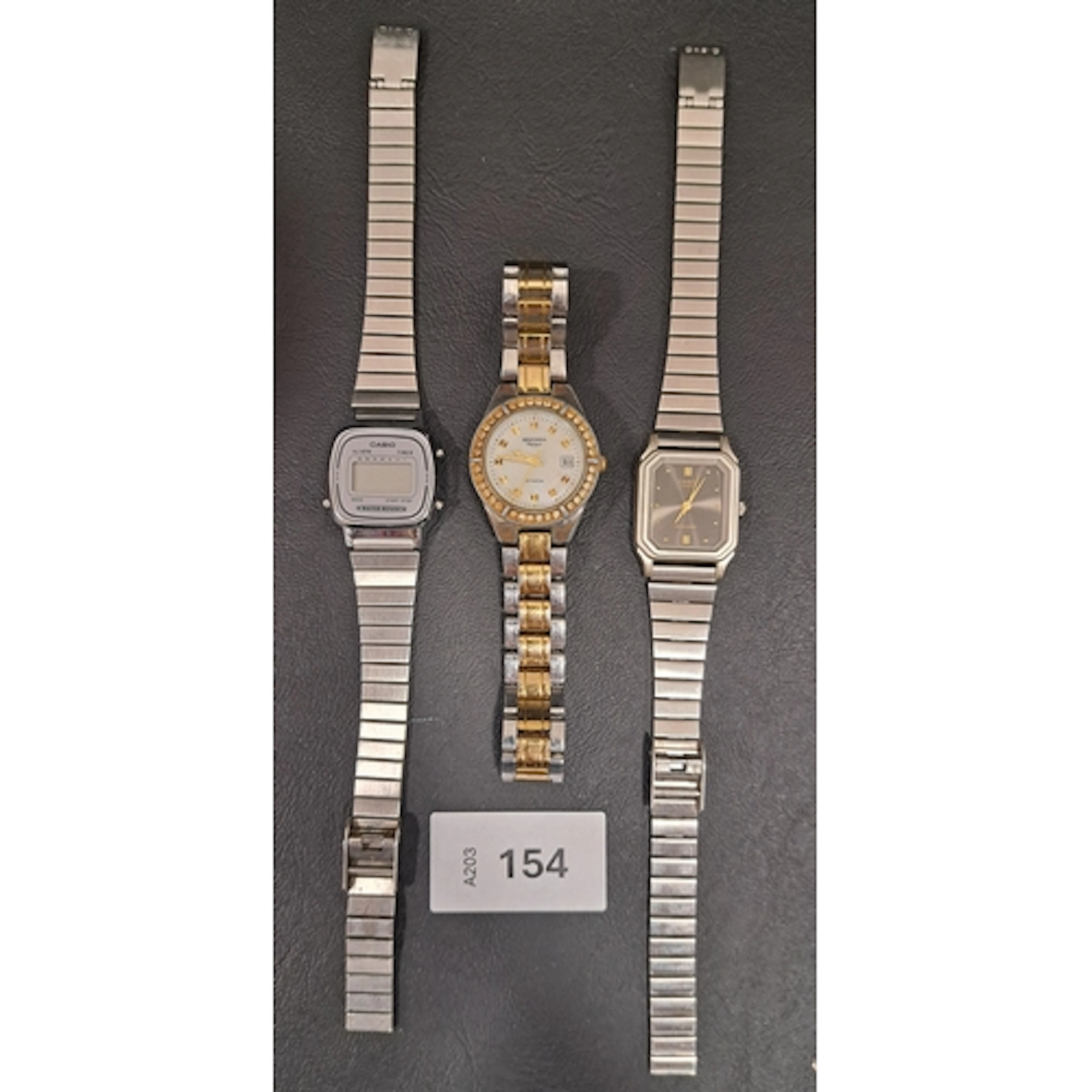 THREE WATCHES comprising a Sekonda watch with mother of pear...