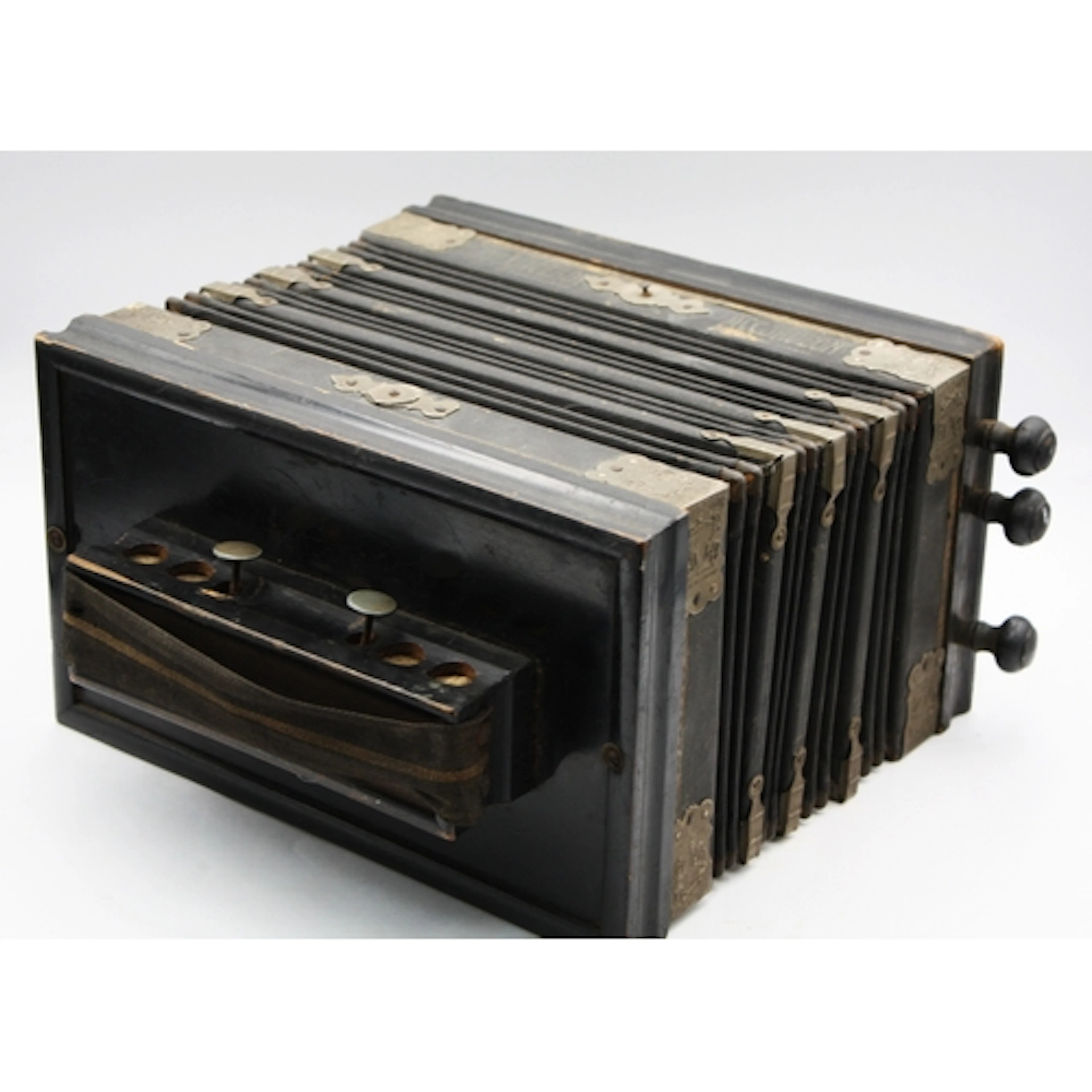 An Antique German Viceroy Accordion, features the classic or...