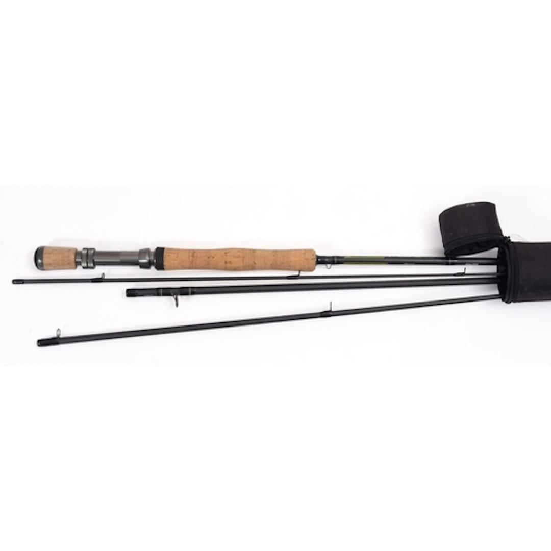 A Greys Salmon Travel 15' six piece fly rod. Of carbon const...