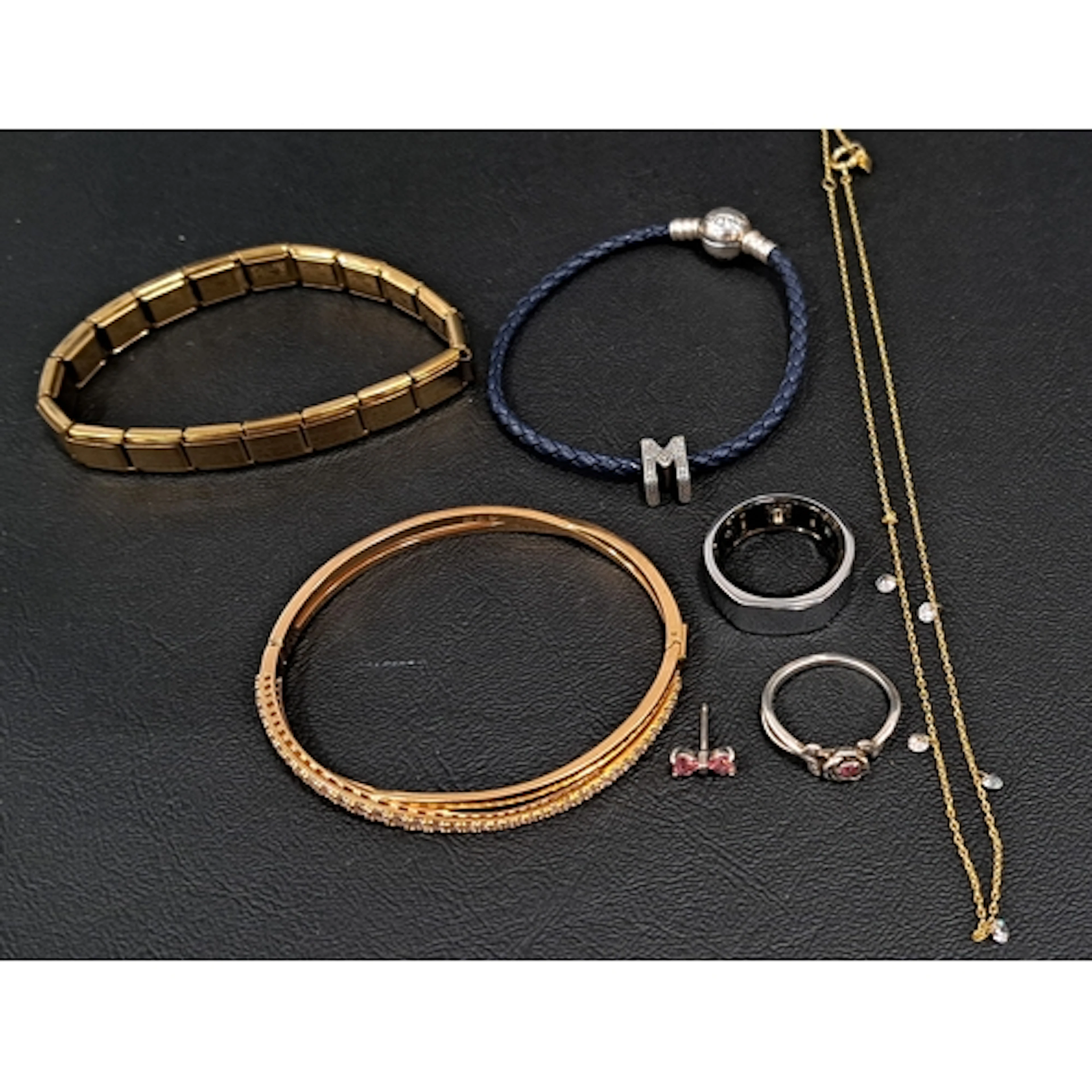 SELECTION OF FASHION JEWELLERY comprising a Swarovski cross...