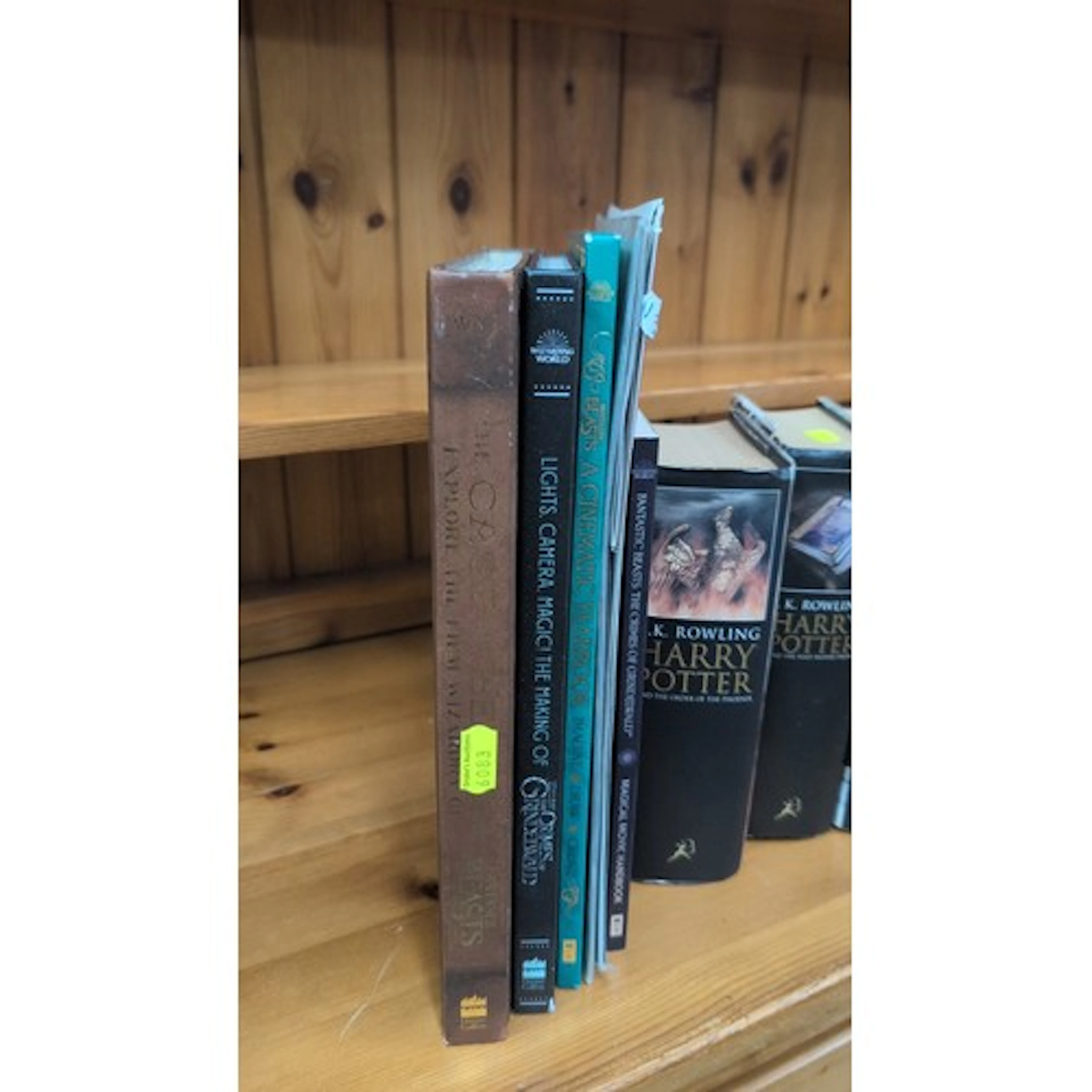 A group of Harry Potter and Wizarding World related books an...