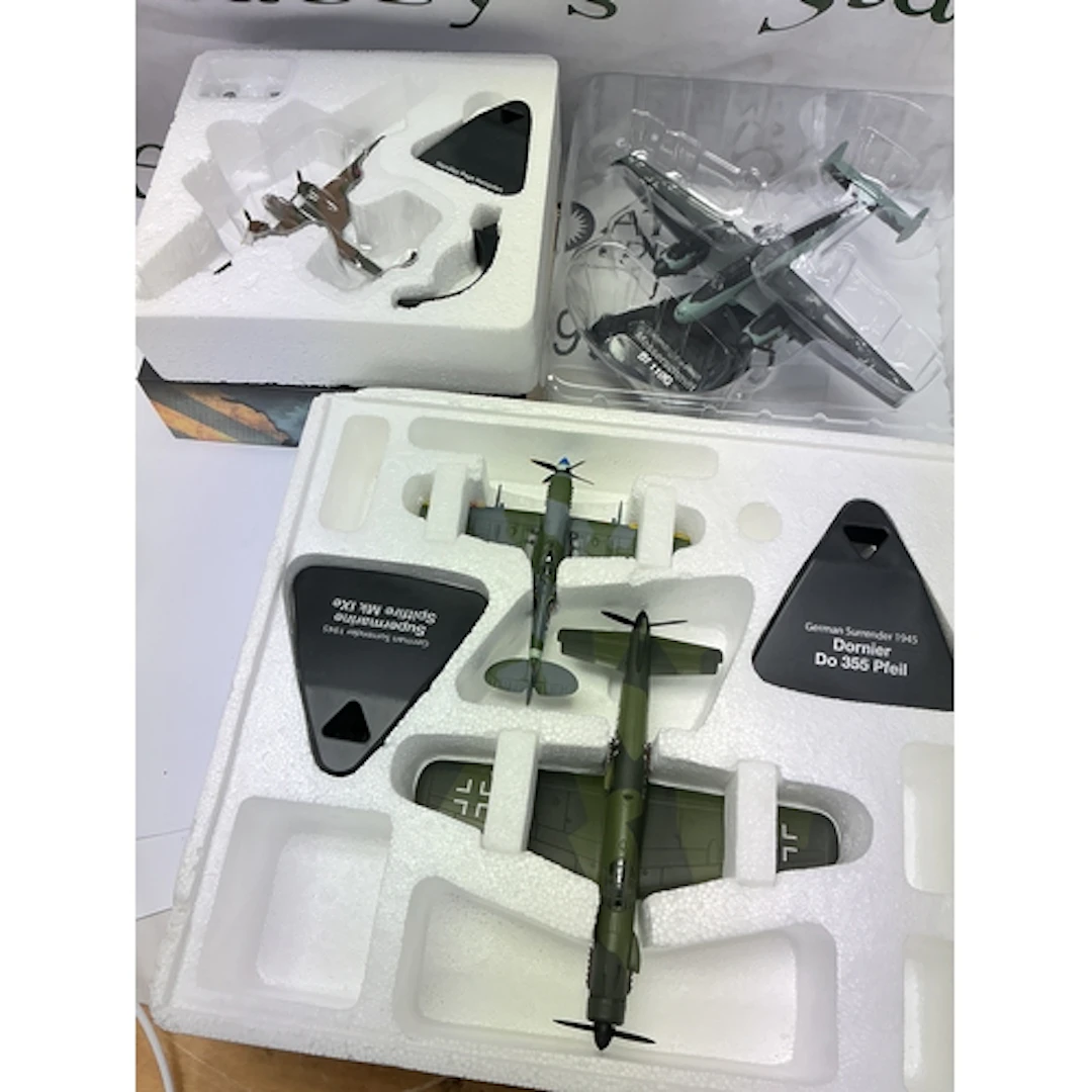 3 Boxed Atlas Editions WW2 Aircraft. No Reserve.