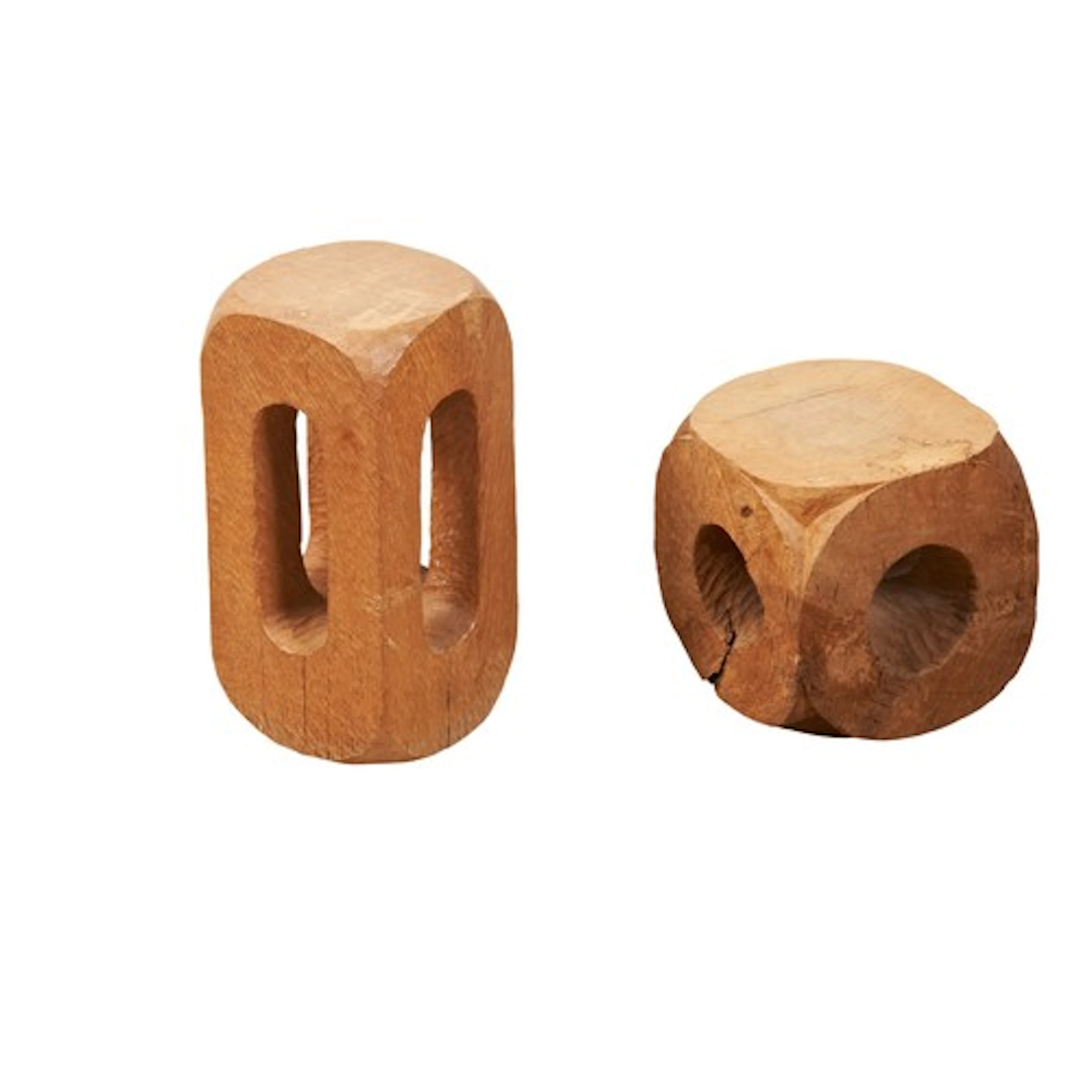 MANNER OF CONSTANTIN BRANCUSI (1876-1957) A CARVED TIMBER C...
