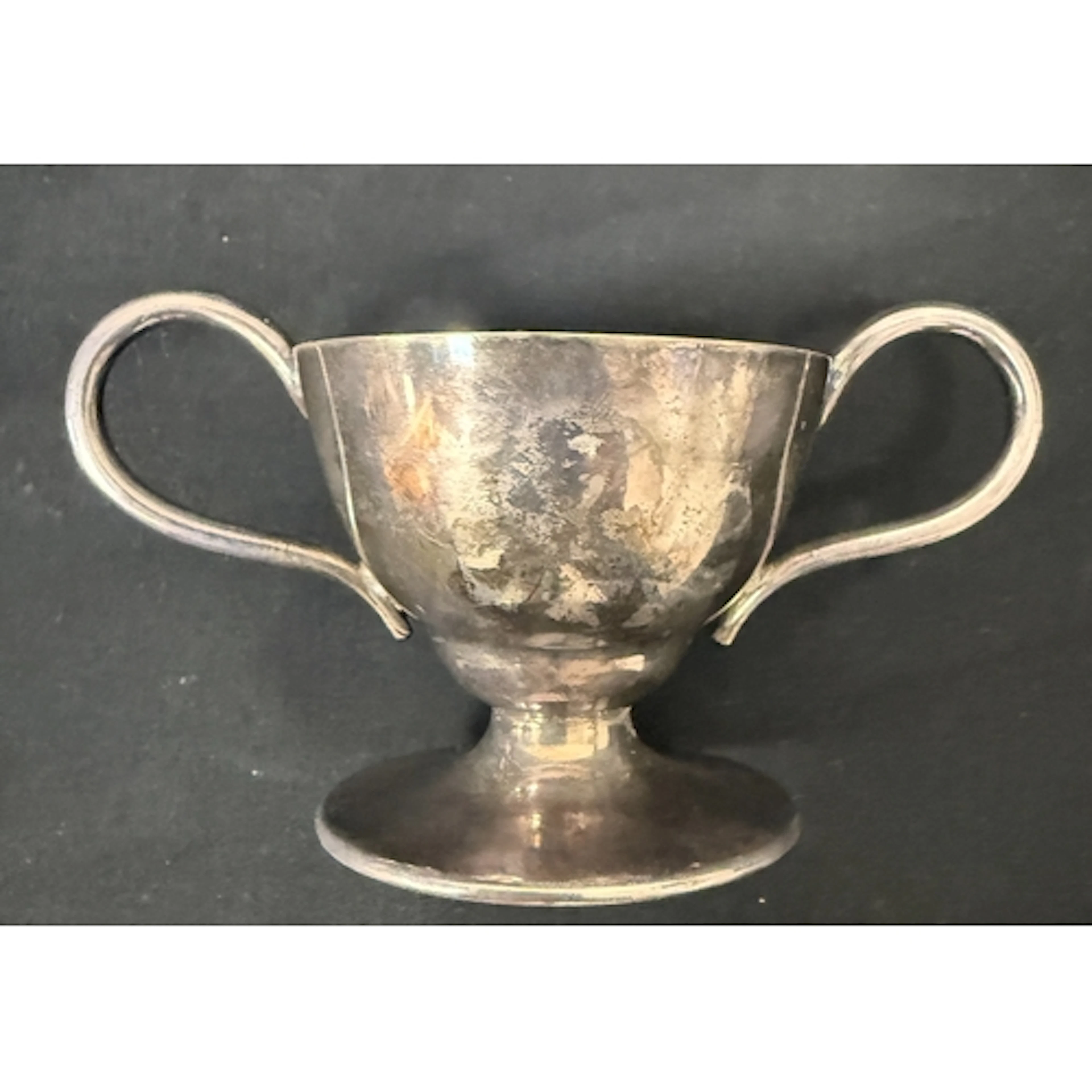 White Star Line: White Star Line: EPNS two handled cup, ber...