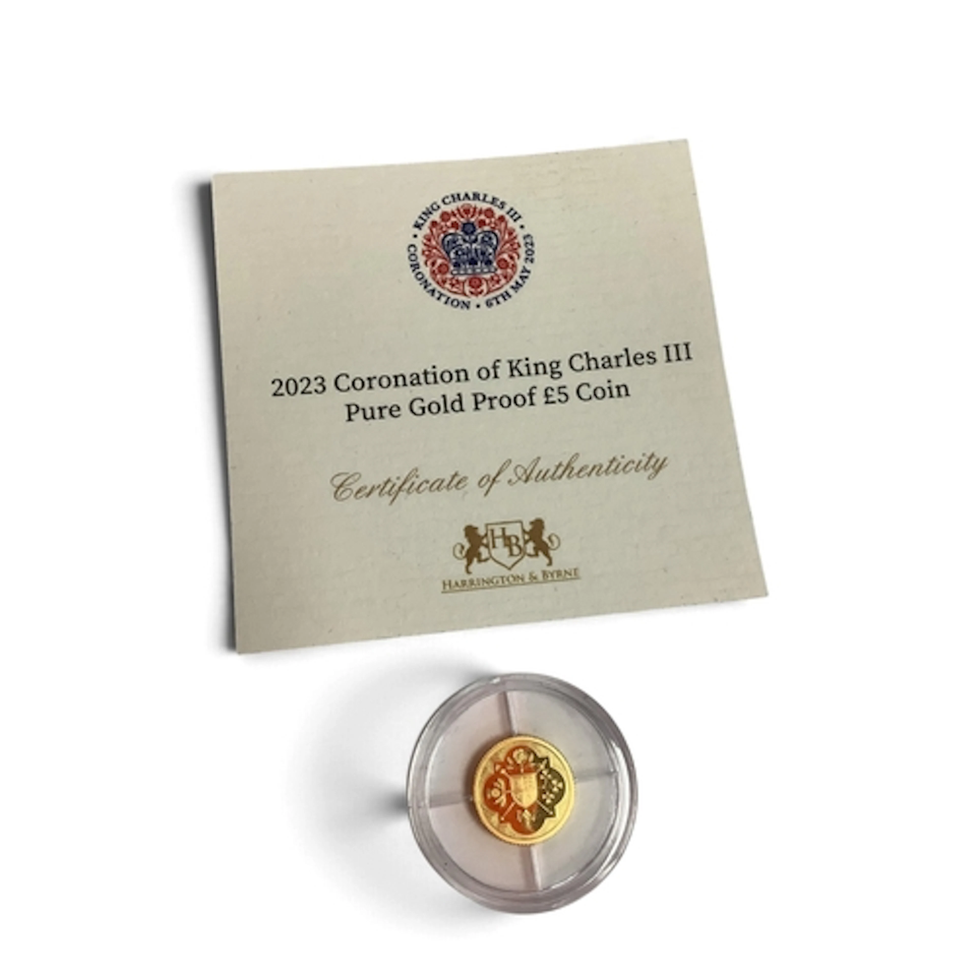 2023 Coronation Of King Charles III Fine Gold Proof Coin, 0....