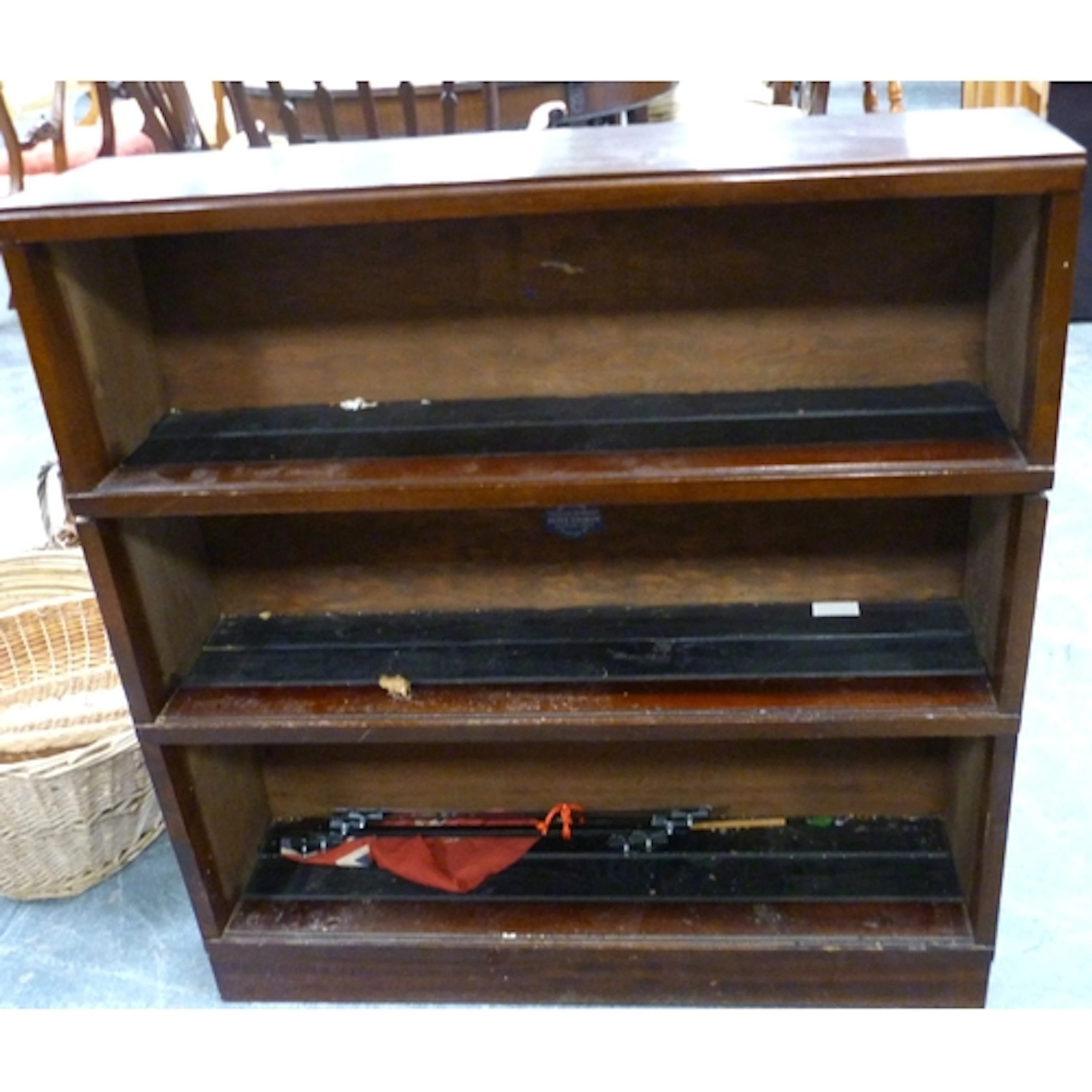 Sectional bookcase by Peter Graham of Hillhead, Glasgow. 86c...