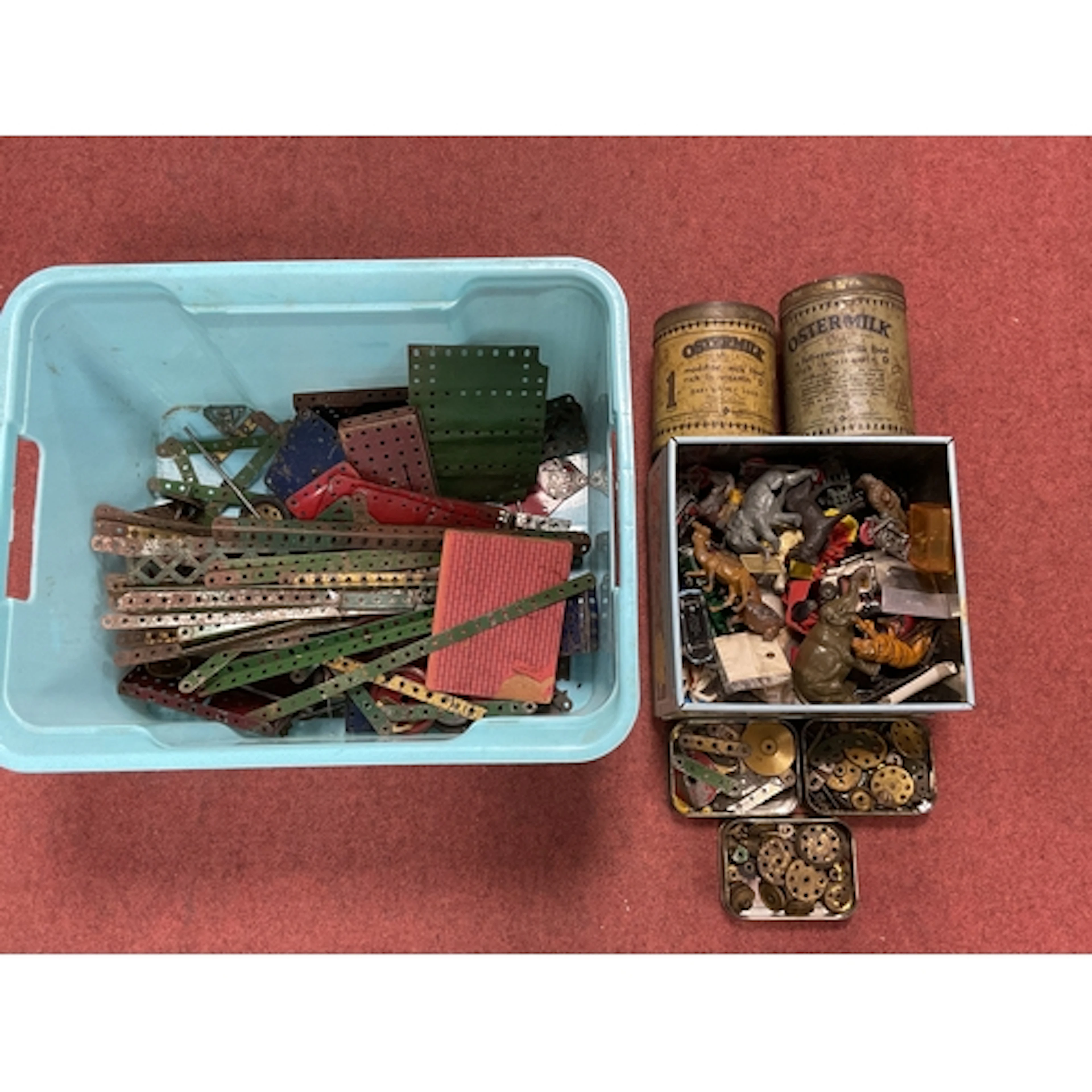 A quantity of Mid XX century and later toys, including Mecca...
