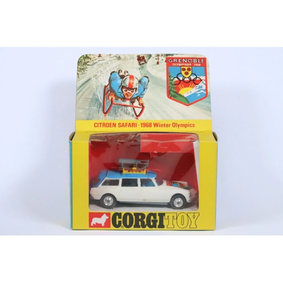 Boxed Corgi 499 Citroen Safari 1968 Winter Olympics diecast ...