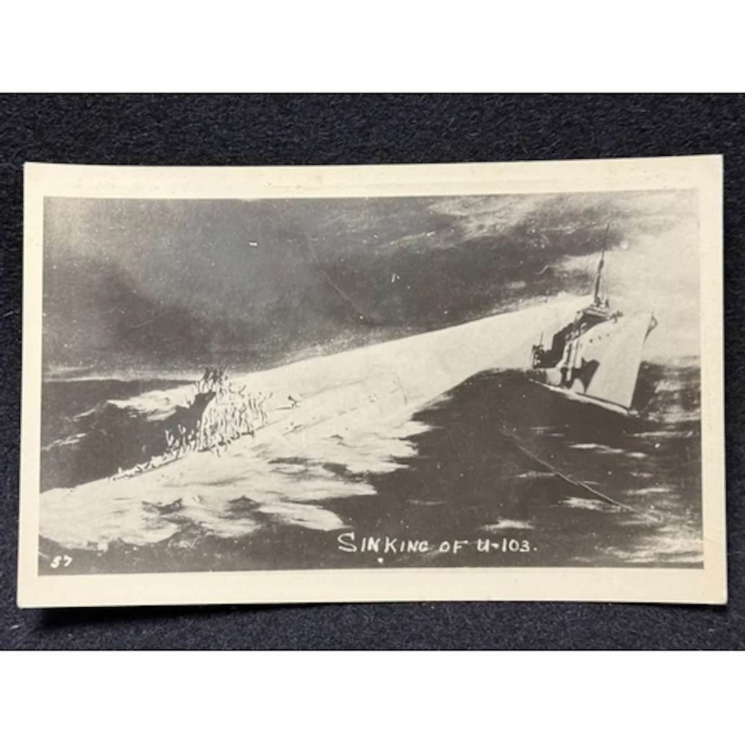 R.M.S. Olympic: R.M.S. Olympic: Sinking of U-103. The U-boa...