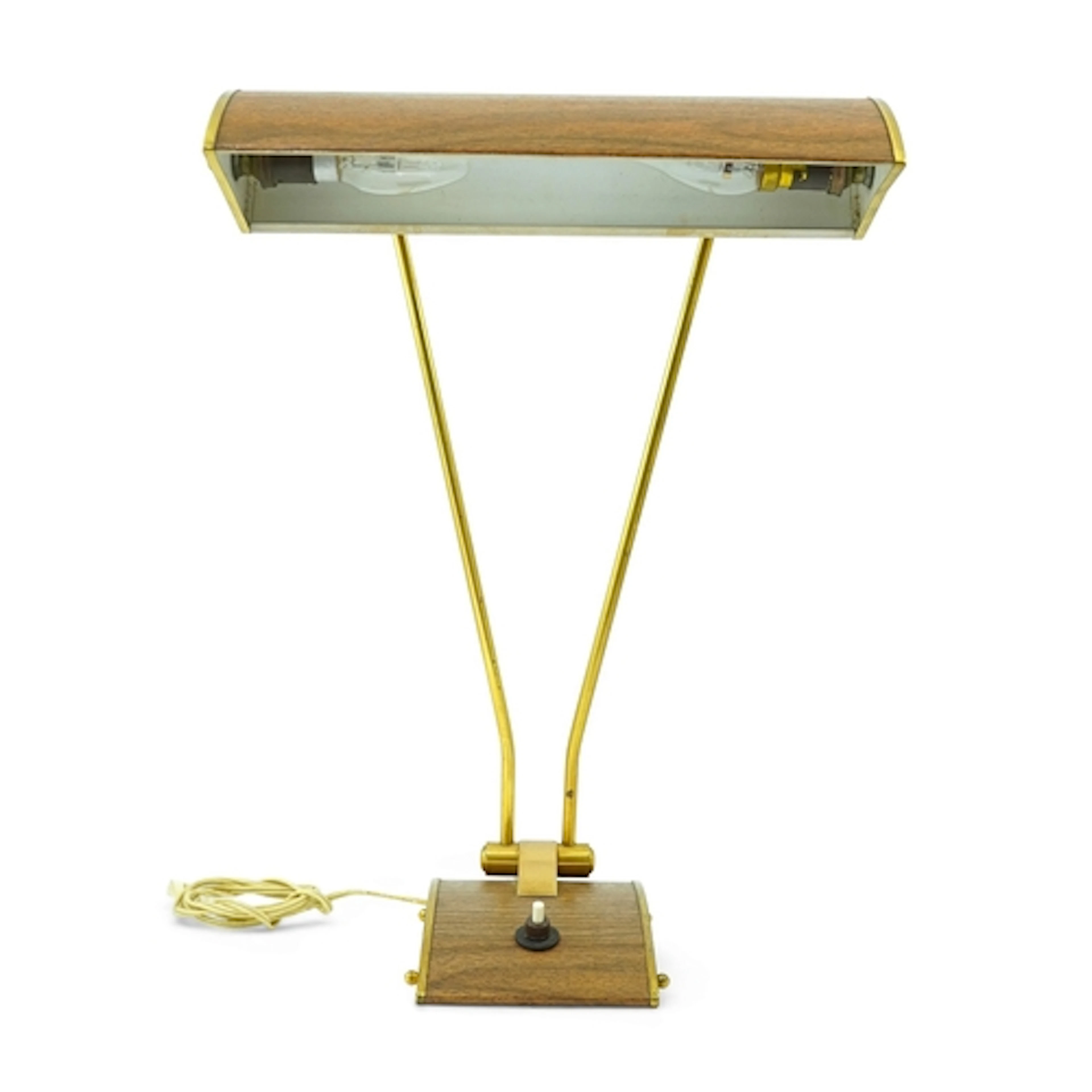 Eileen Gray (Irish, 1878-1976) for Jumo: A brass and wood ve...