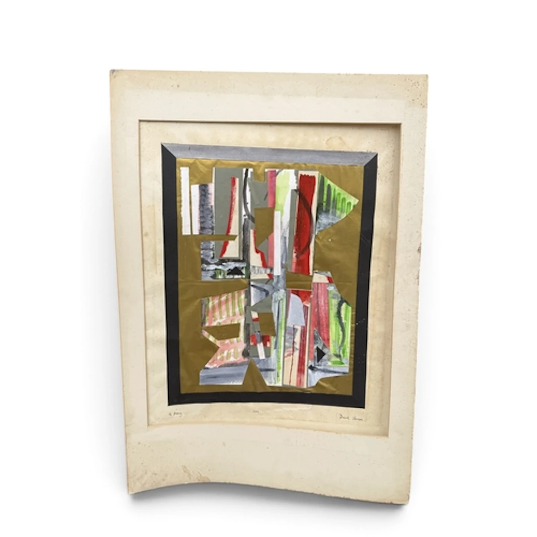 DEREK VERNON (BRITISH, 20TH CENTURY): 'ICON' Mixed media wor...