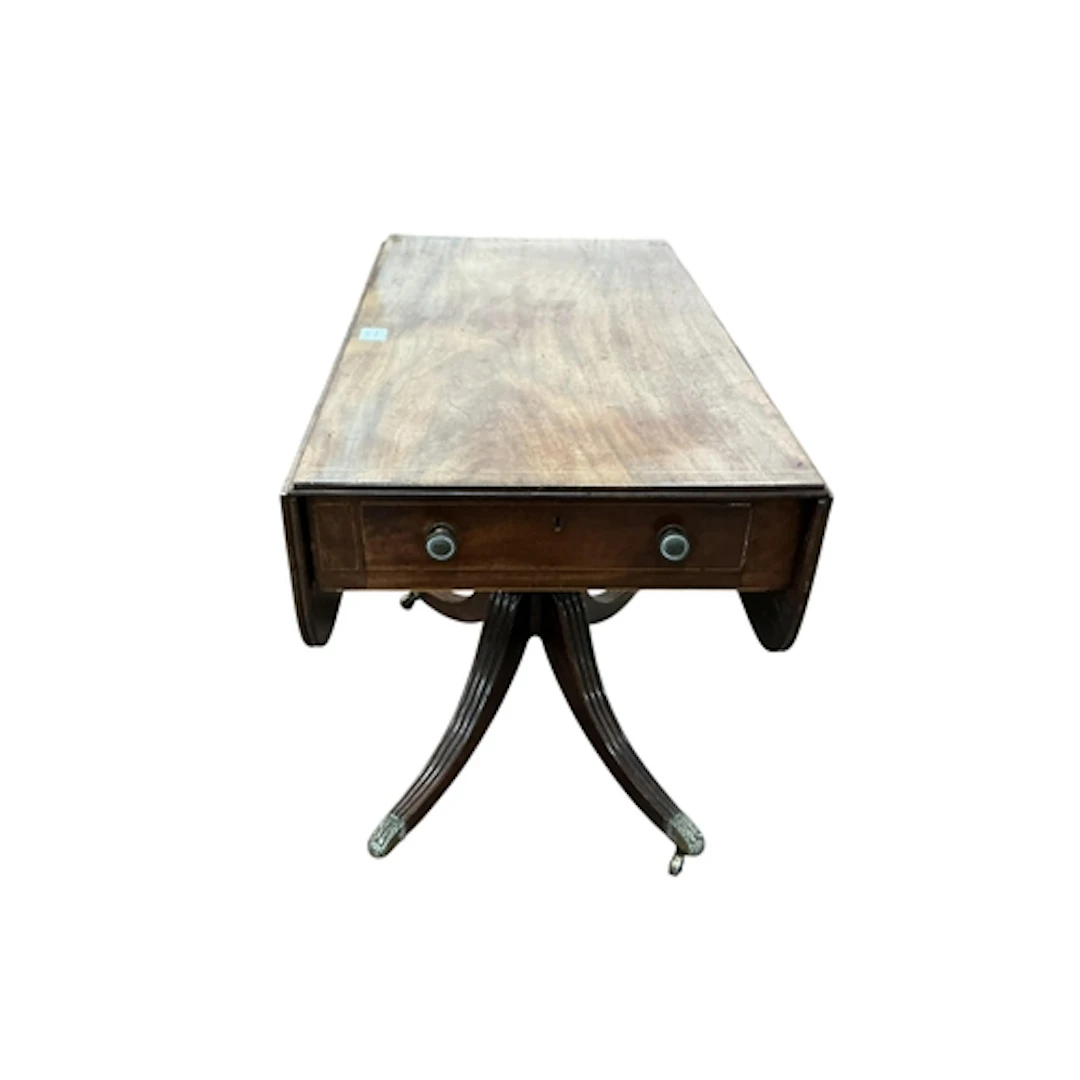 A Regency mahogany Pembroke breakfast table, width 51cm, dep...