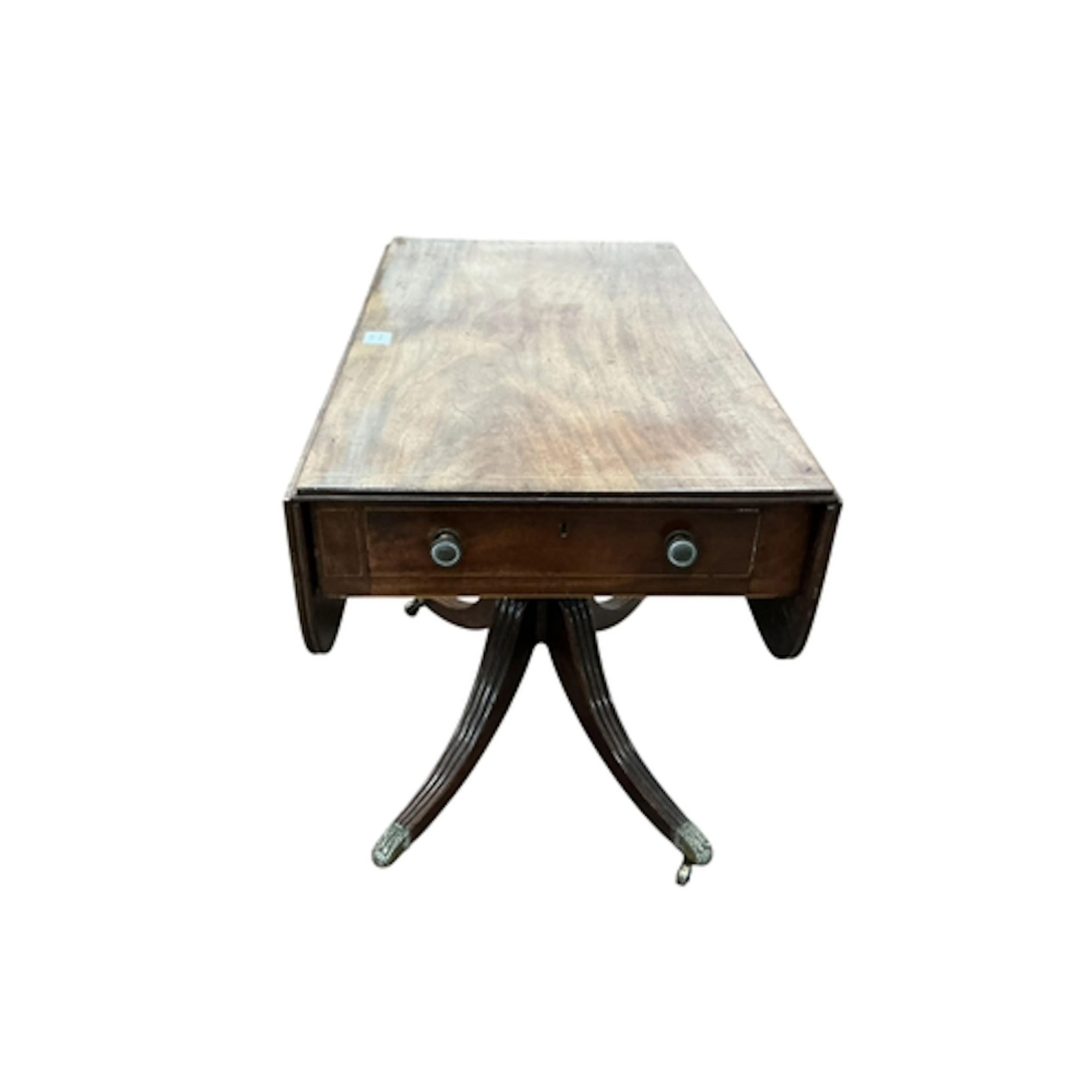 A Regency mahogany Pembroke breakfast table, width 51cm, dep...