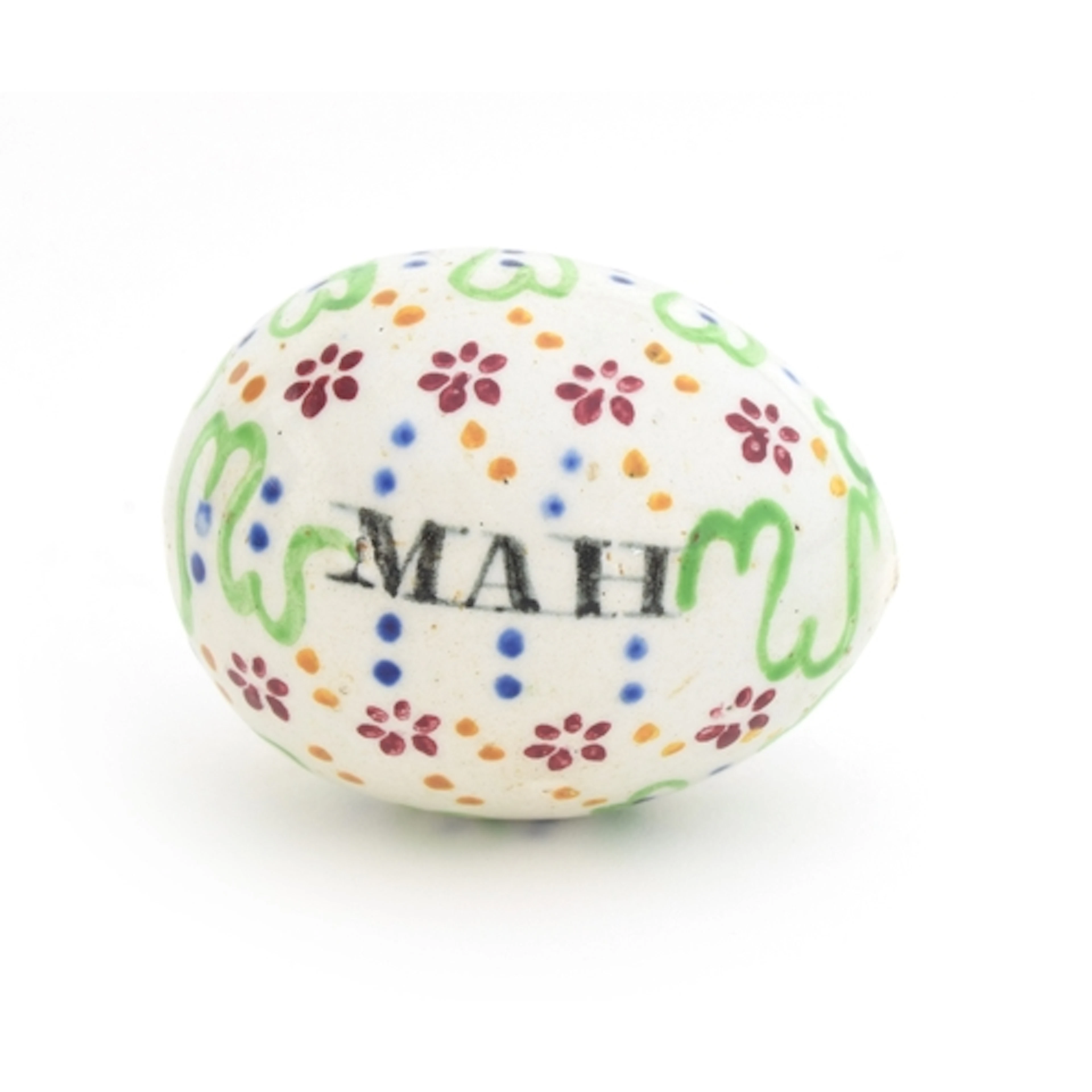 A 19th century Staffordshire or Whitehaven Pottery darning o...