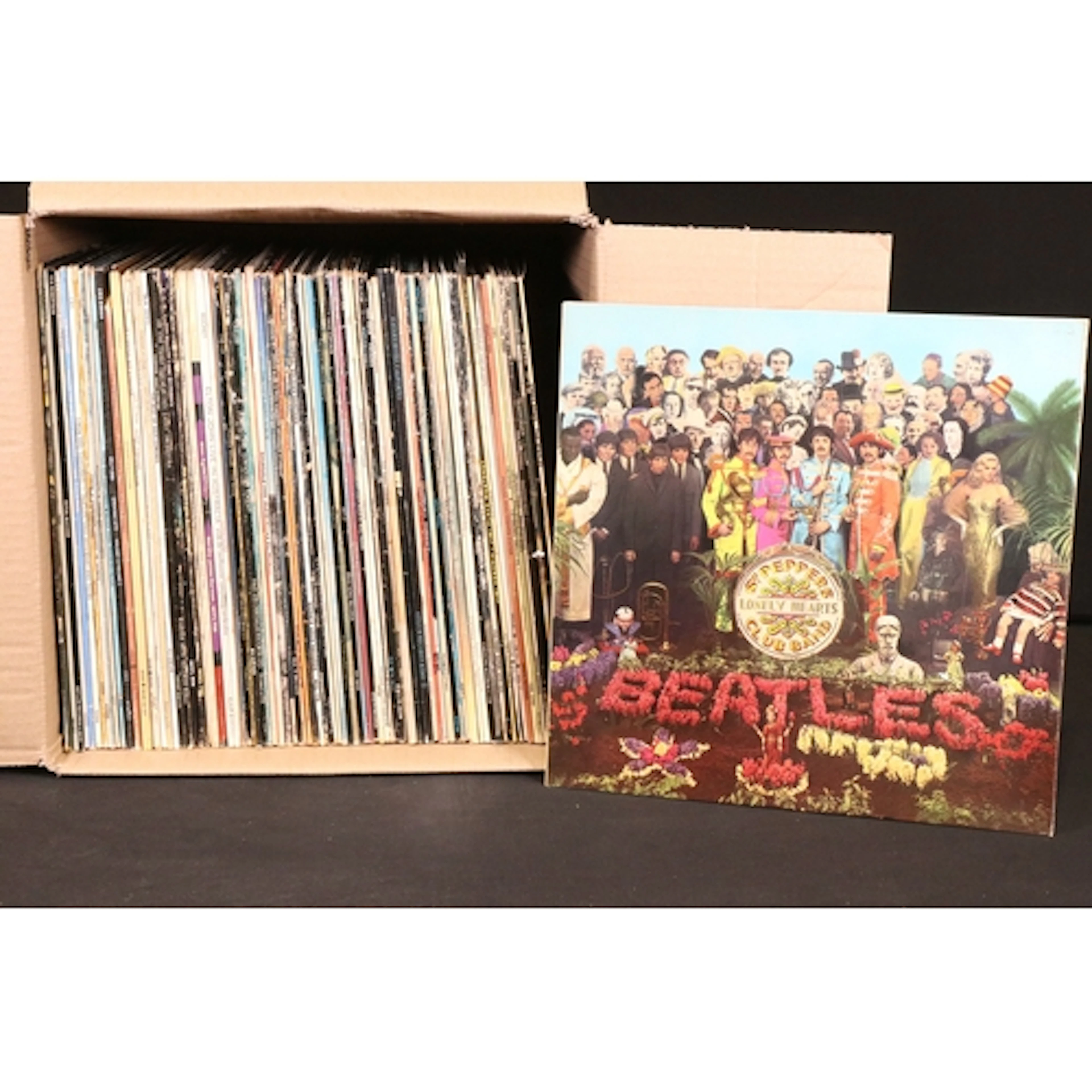 Vinyl - Over 80 Rock & Pop LPs to include The Beatles x 3, D...