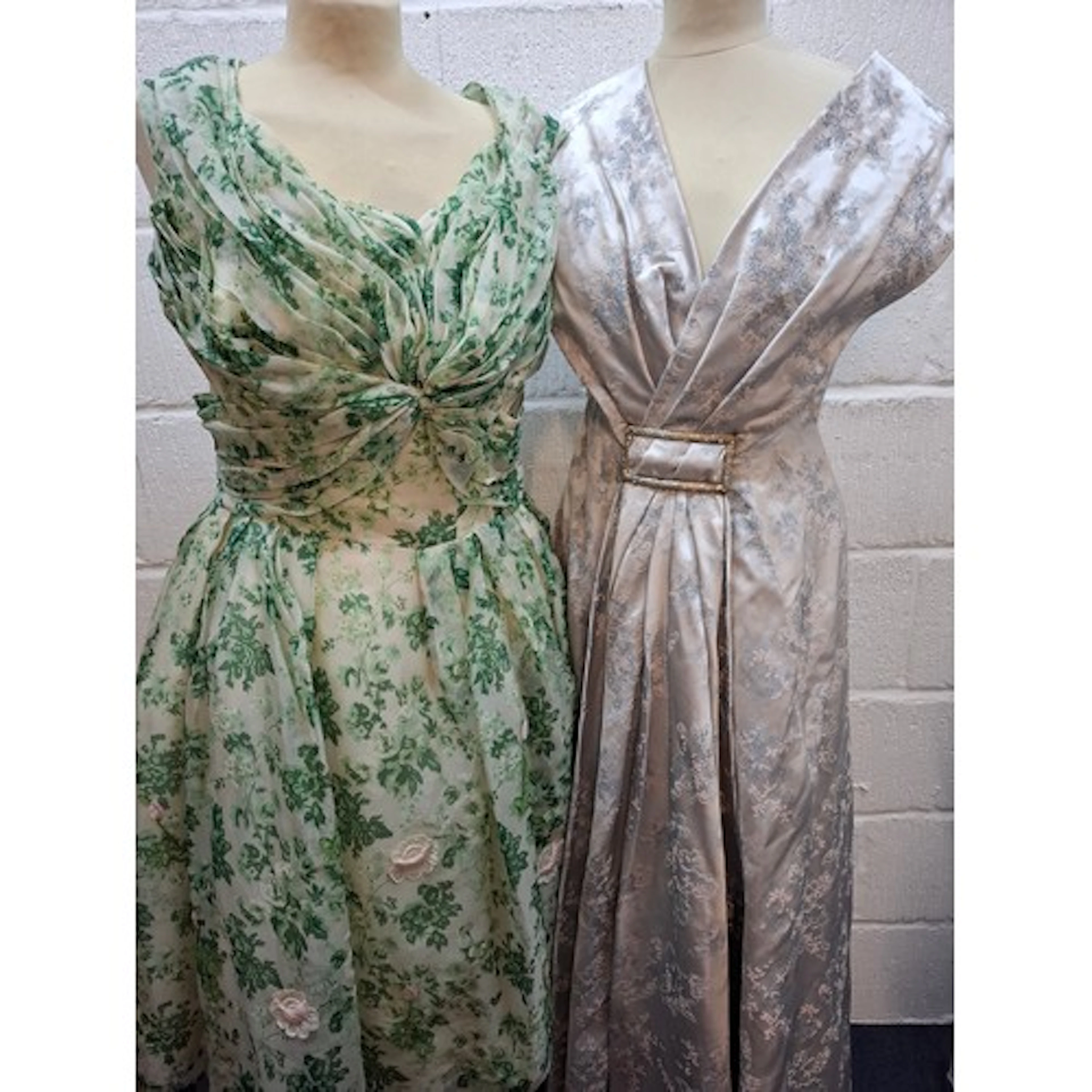 Two vintage dresses comprising a mid 20th Century Forelle Ca...