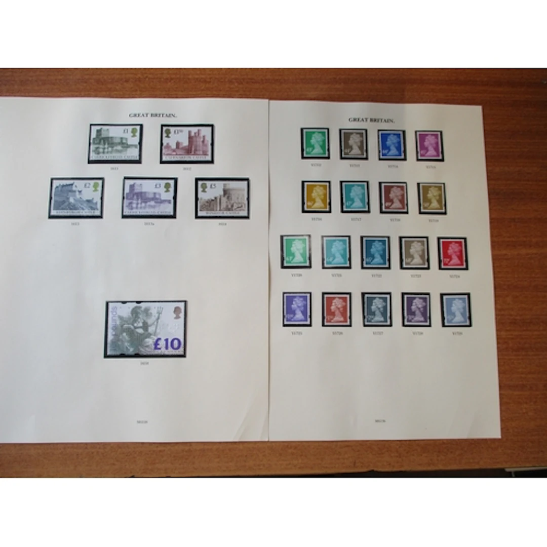 Decimals. Defin Machin range incl singles bklts and panes fr...