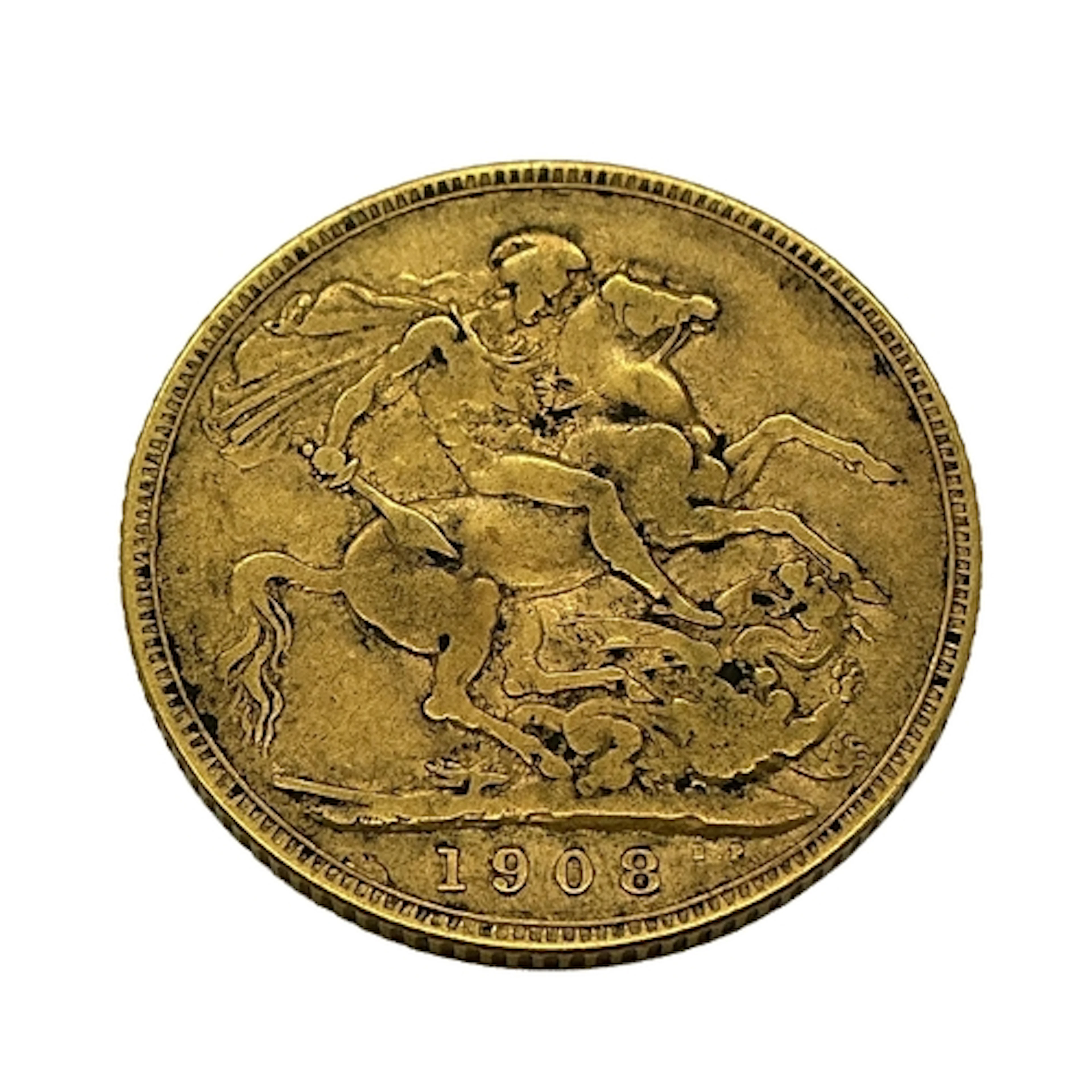 1908 Edward VII Gold Sovereign.