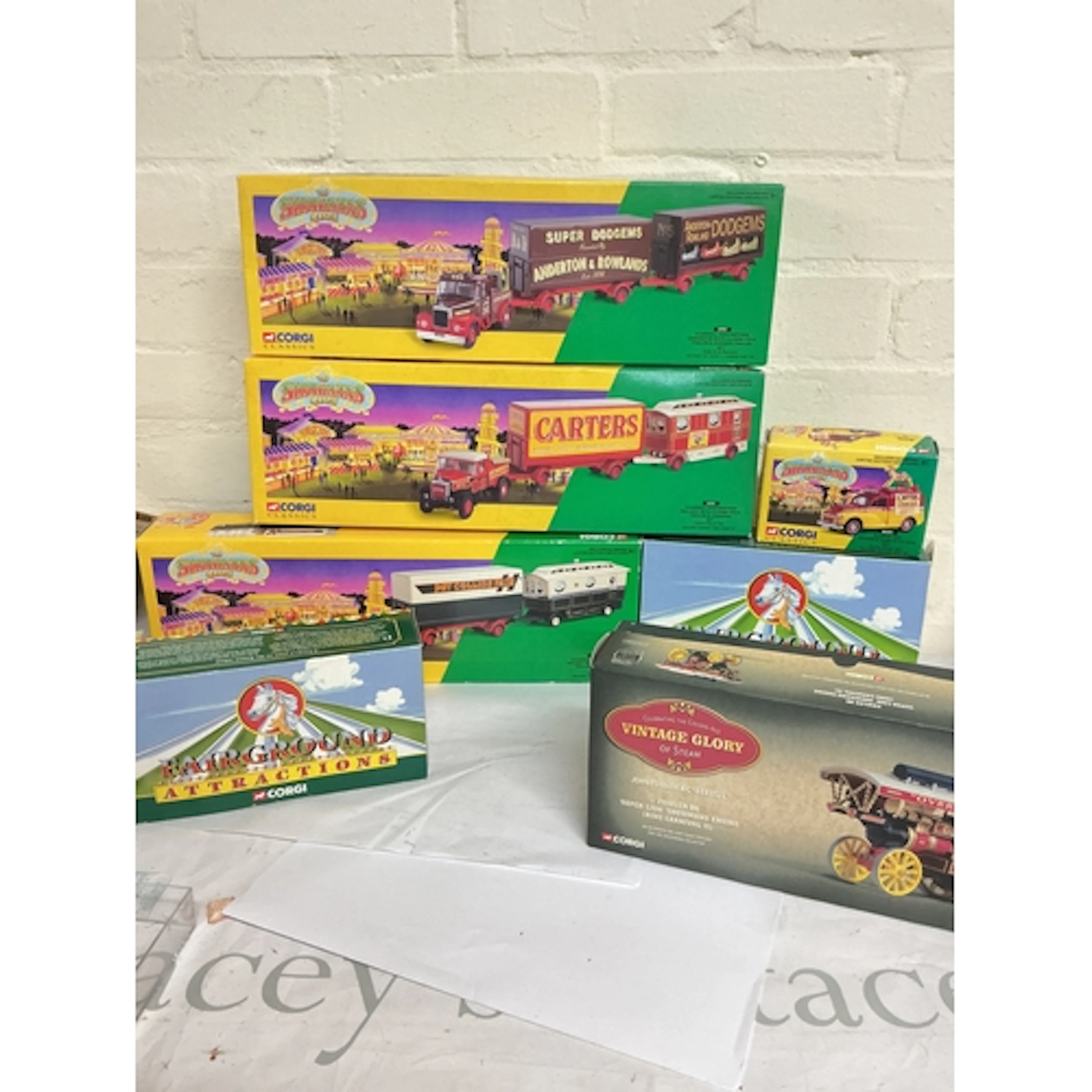 A Collection Of Boxed Corgi The Showman’s Range, Fairg...