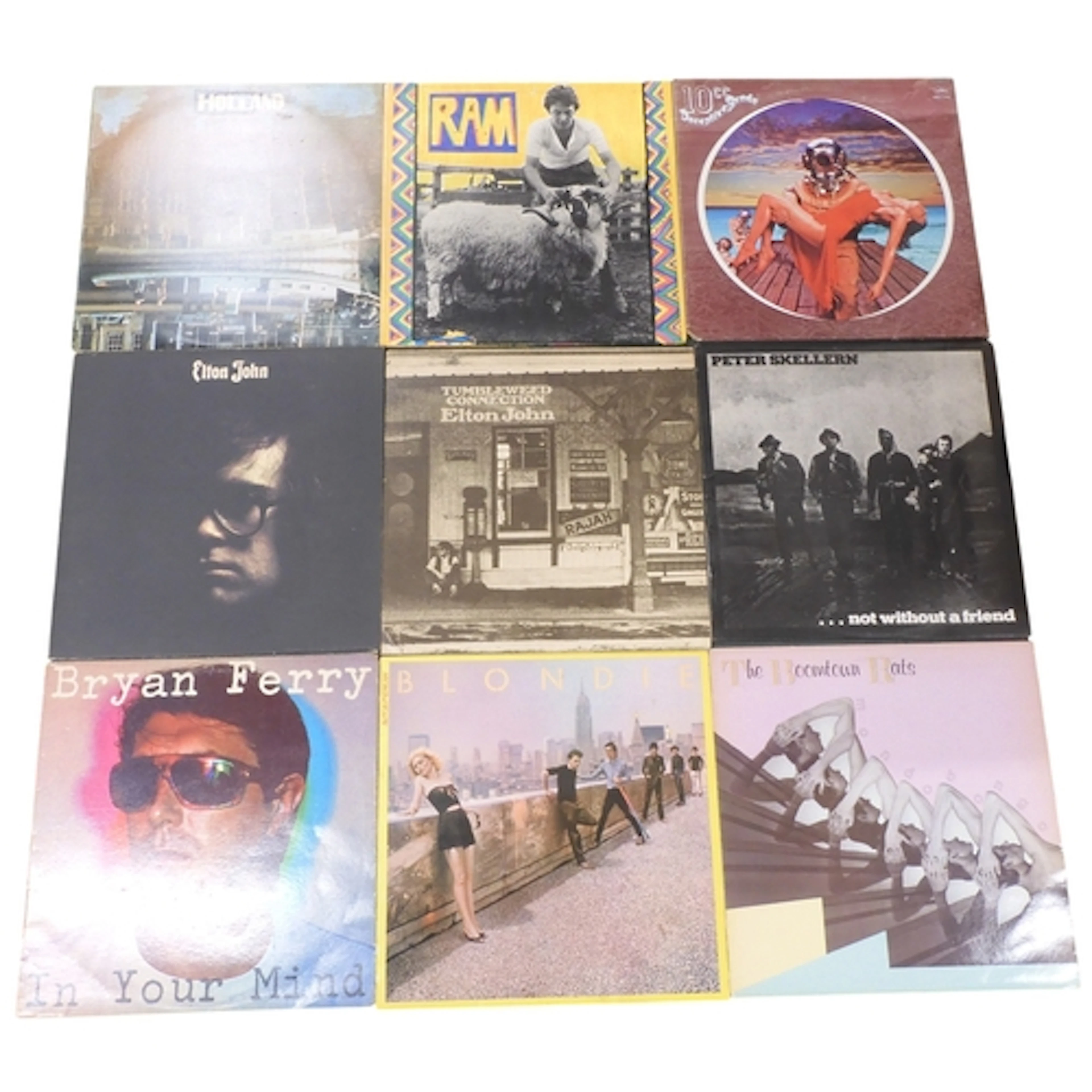 NEW WAVE/POP/POP-ROCK - A small box of 12" Vinyl record...