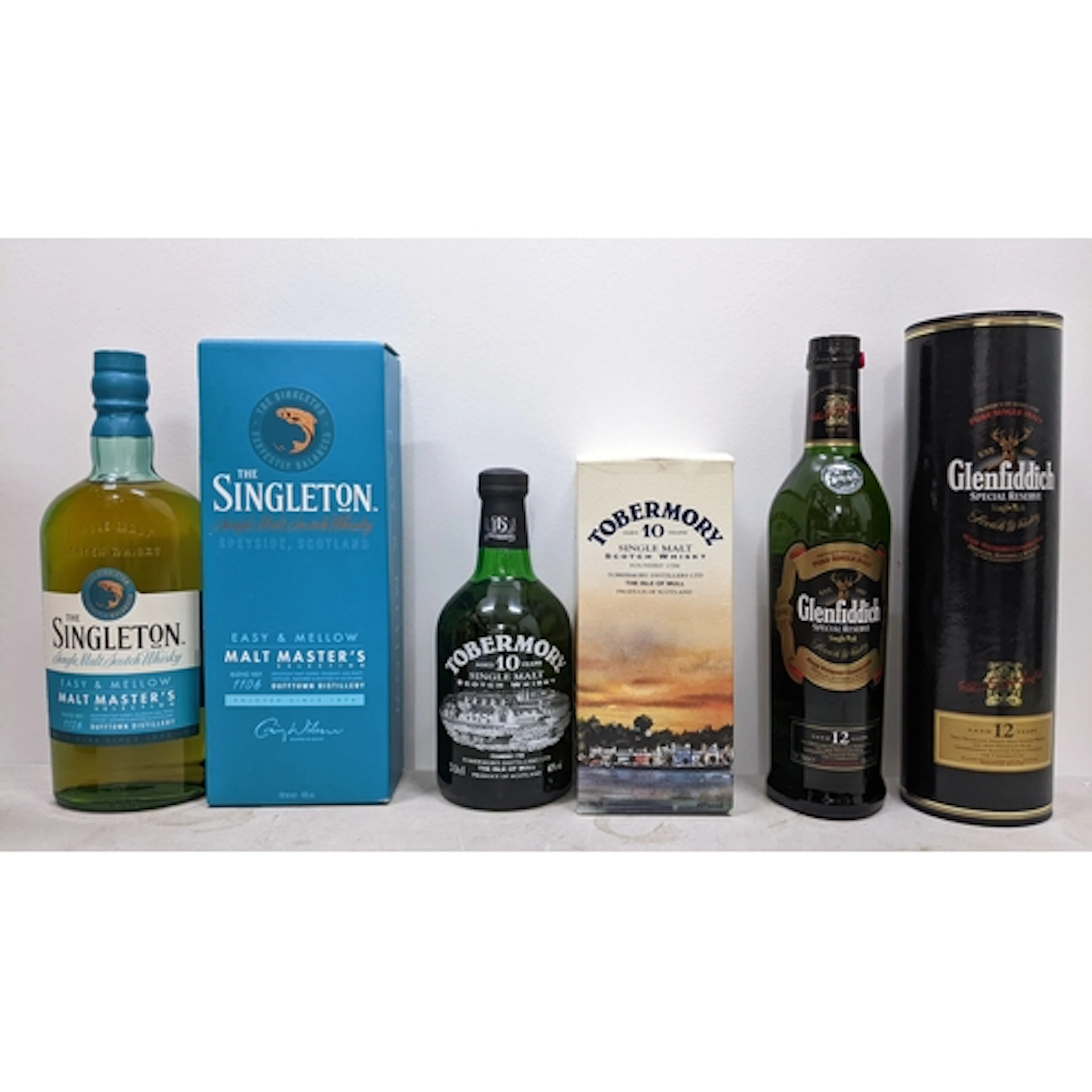 Three boxed bottles of Single Malt Scotch Whisky, comprising...