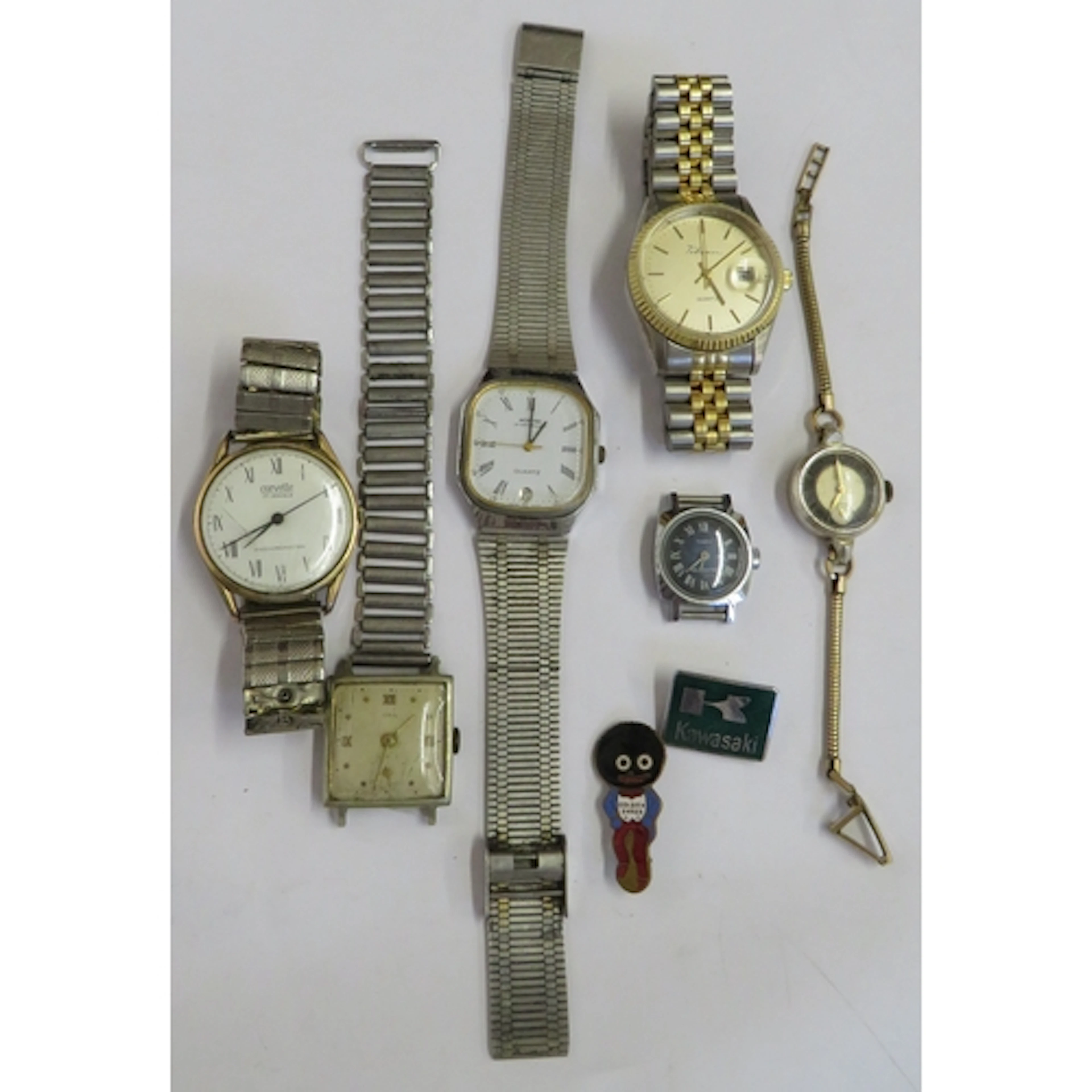 Gents Talisman Quartz Wristwatch, bi-metallic strap, gilt di...