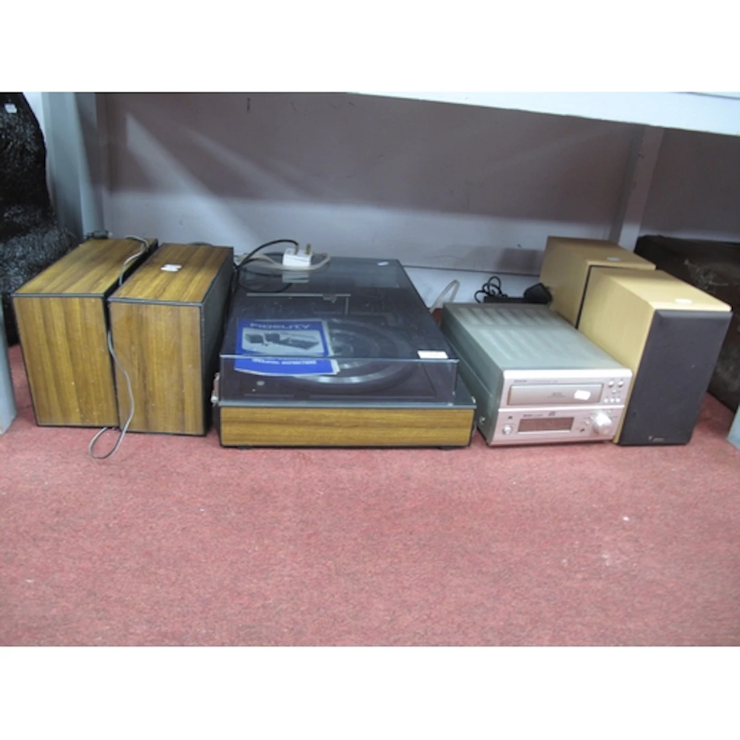 Denon UD-M50 CD Auto Change Receiver, complete with a pair o...