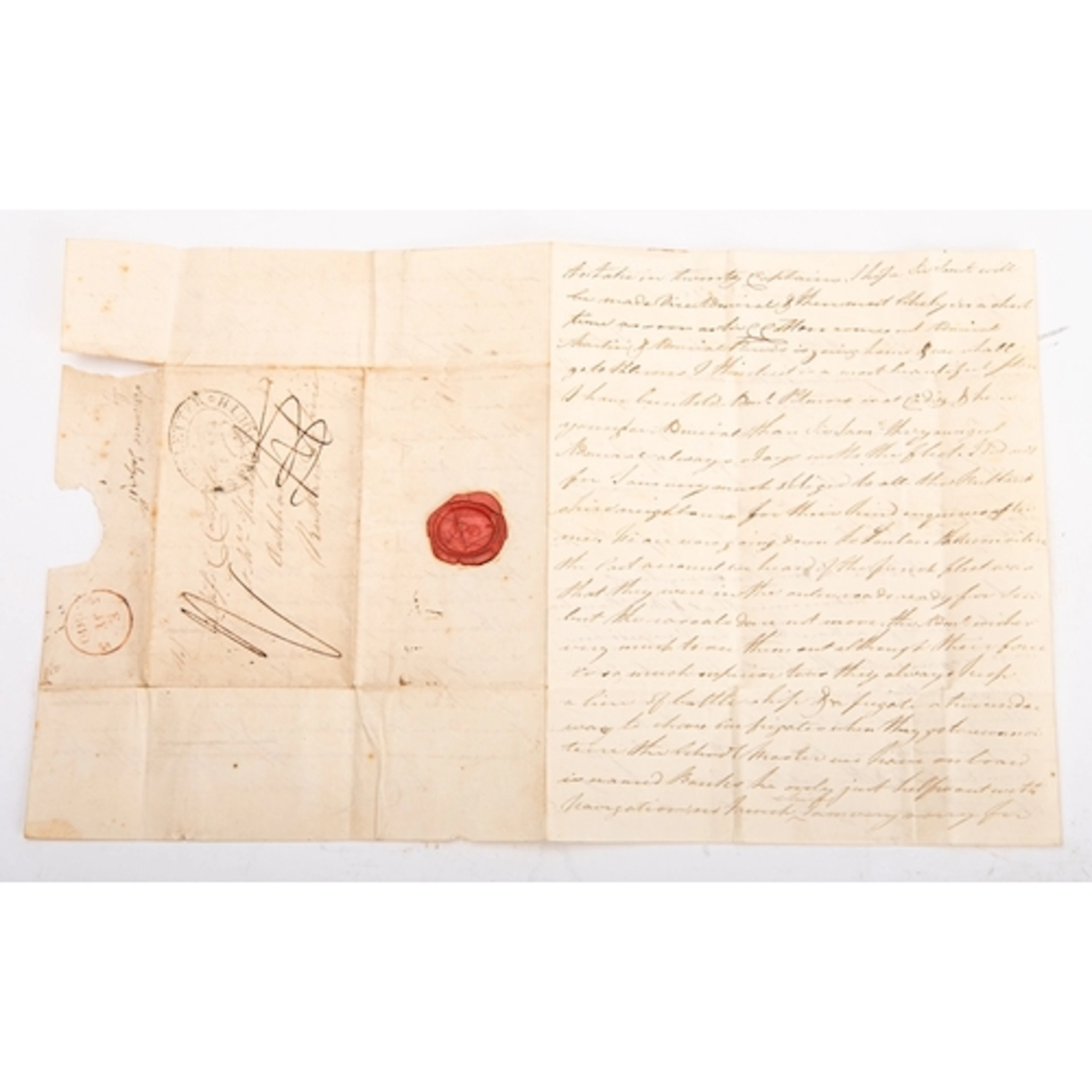 Of Napoleonic Royal Navy HMS 'Centaur' Interest. Two early ...