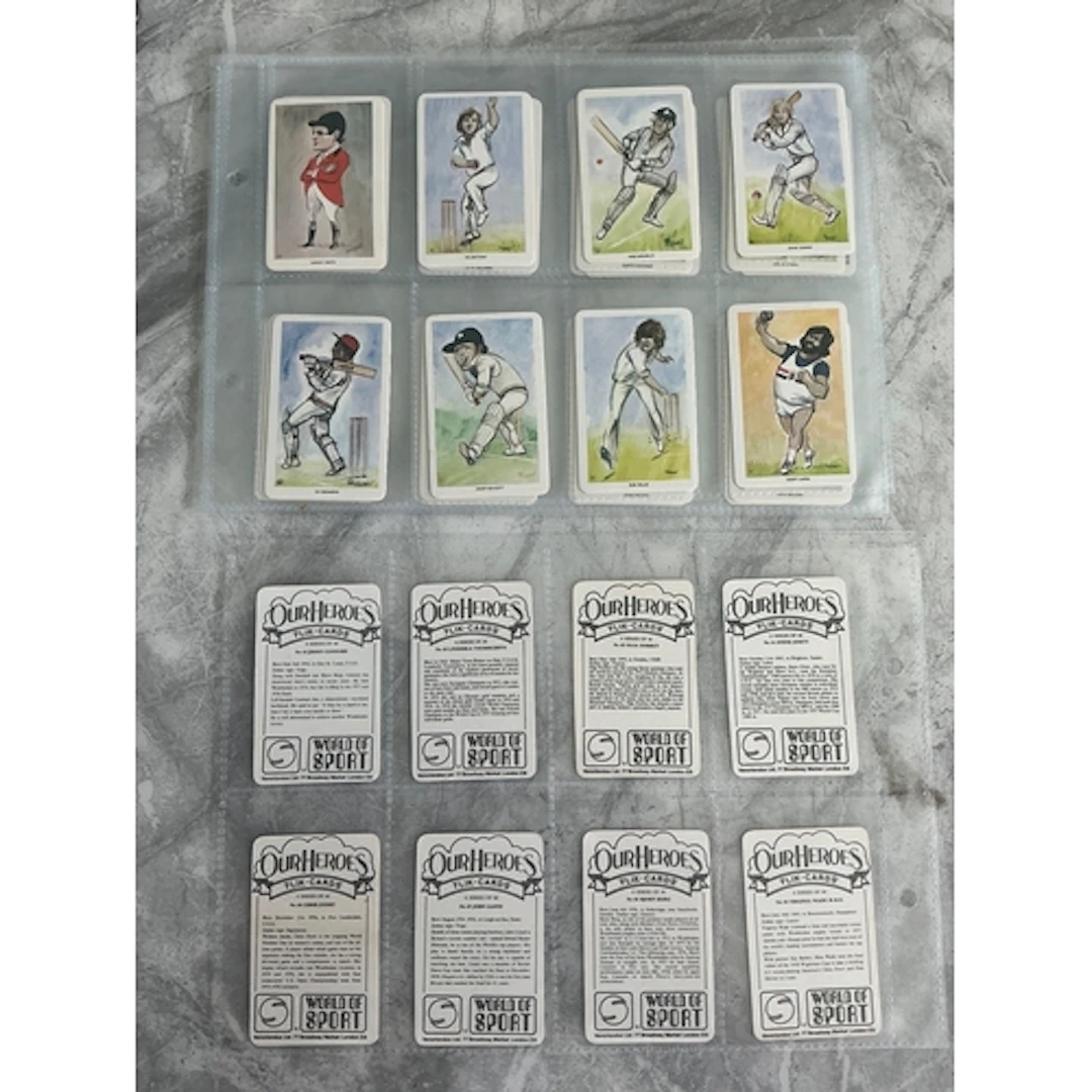 Complete World Of Sport Flik Cards + Album: Full set of 48 l...