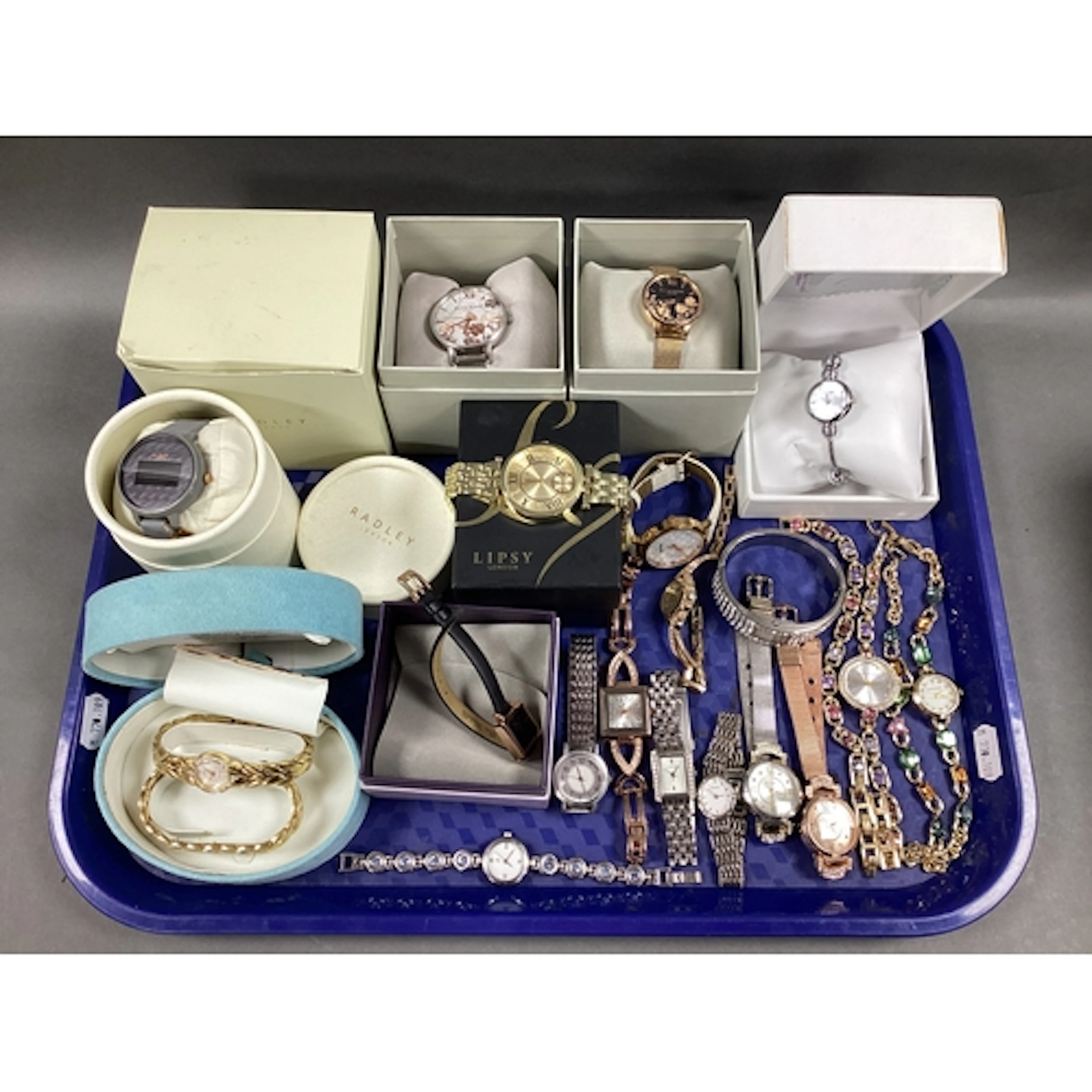 A Collection of Modern Ladies Wristwatches, including Olivia...