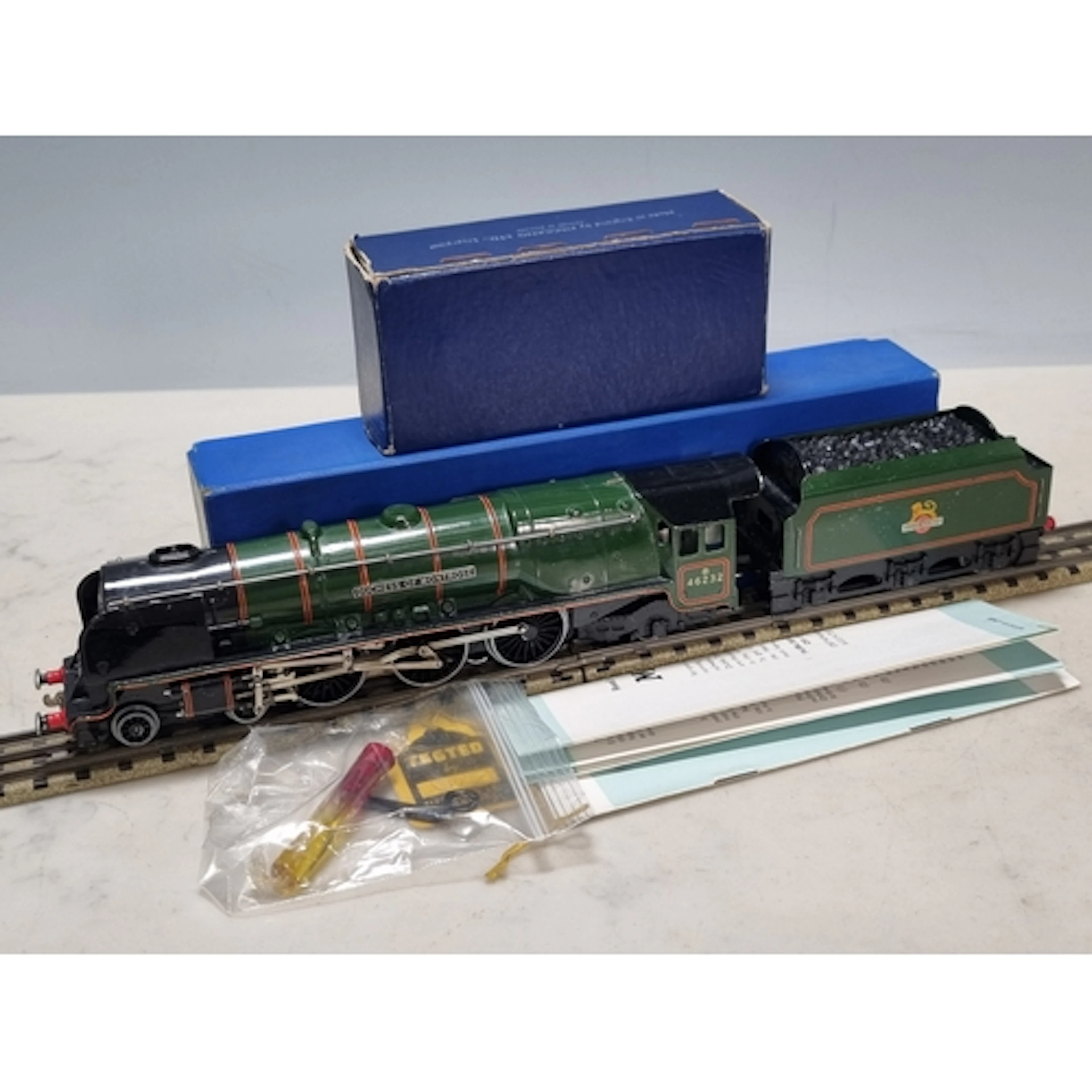 A boxed Hornby Dublo EDL12 gloss 'Duchess of Montrose', M, s...