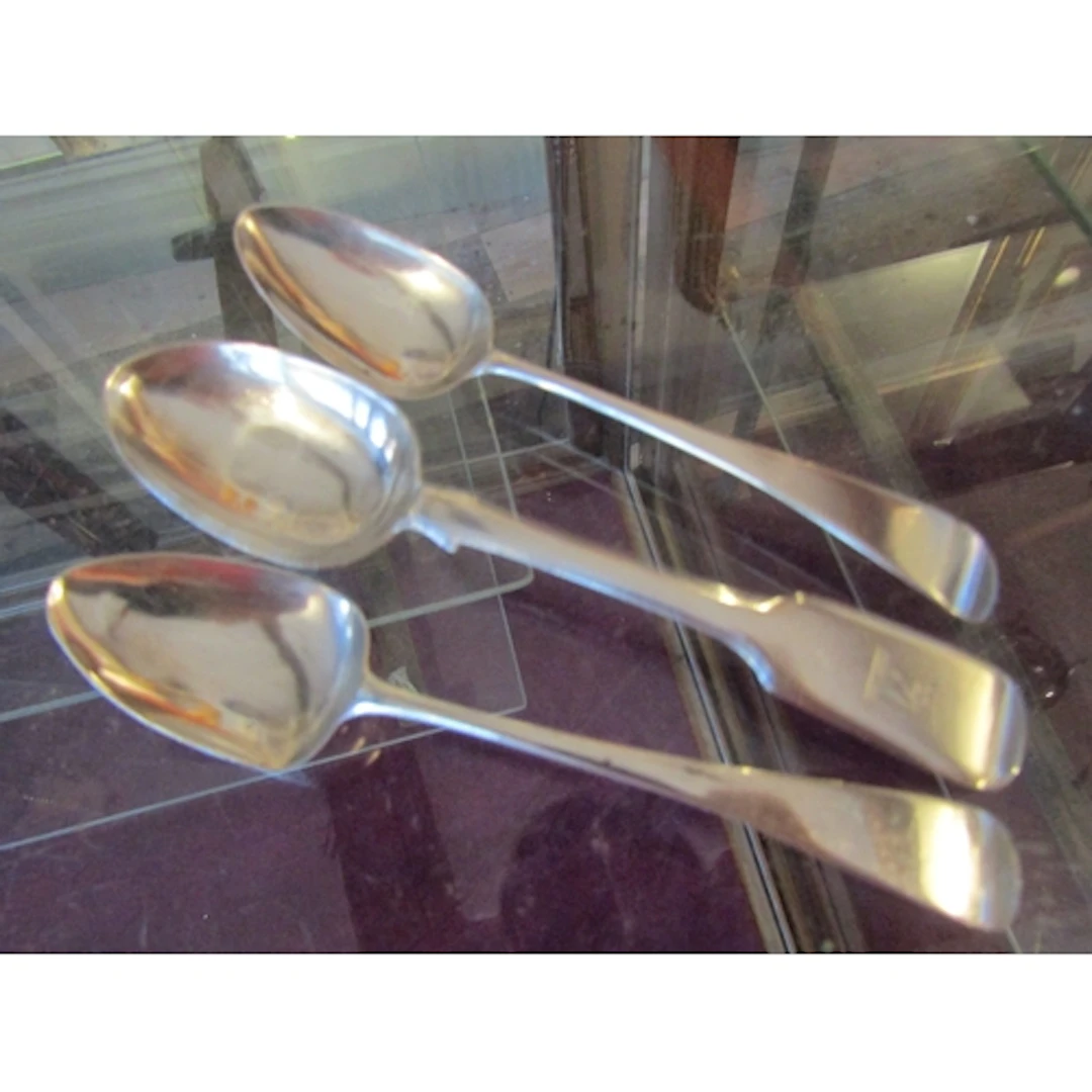 Three Silver Teaspoons