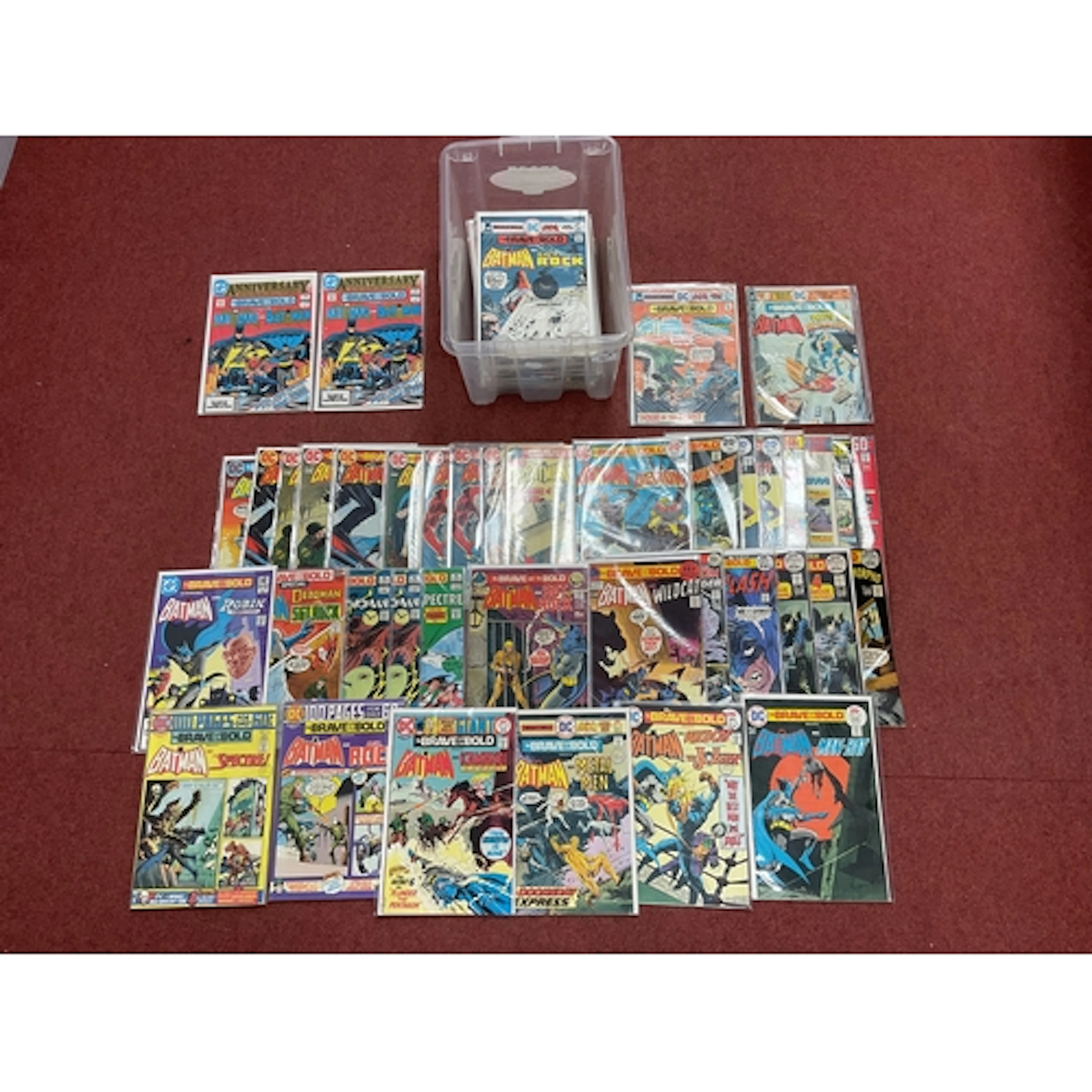 Approximately Seventy The Brave And The Bold comics by DC. I...