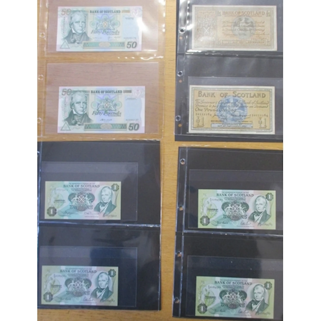 Scotland. Bank of Scotland collection, in mixed condition wi...