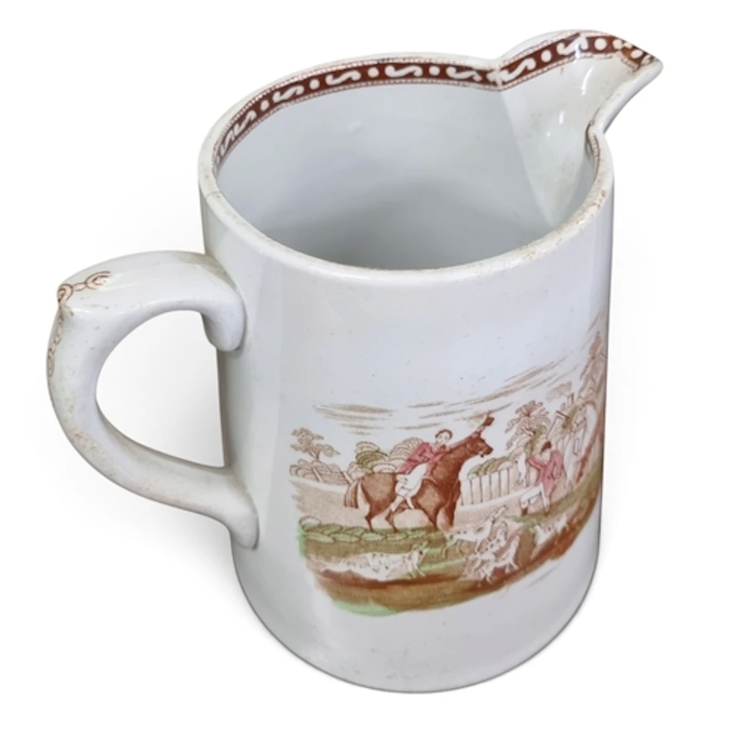 A good Doulton Stoneware harvest Jug depicting ale drinkers ...