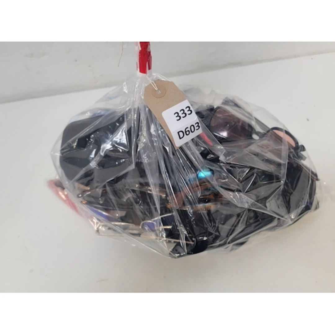 ONE BAG OF SUNGLASSES note: may contain prescription