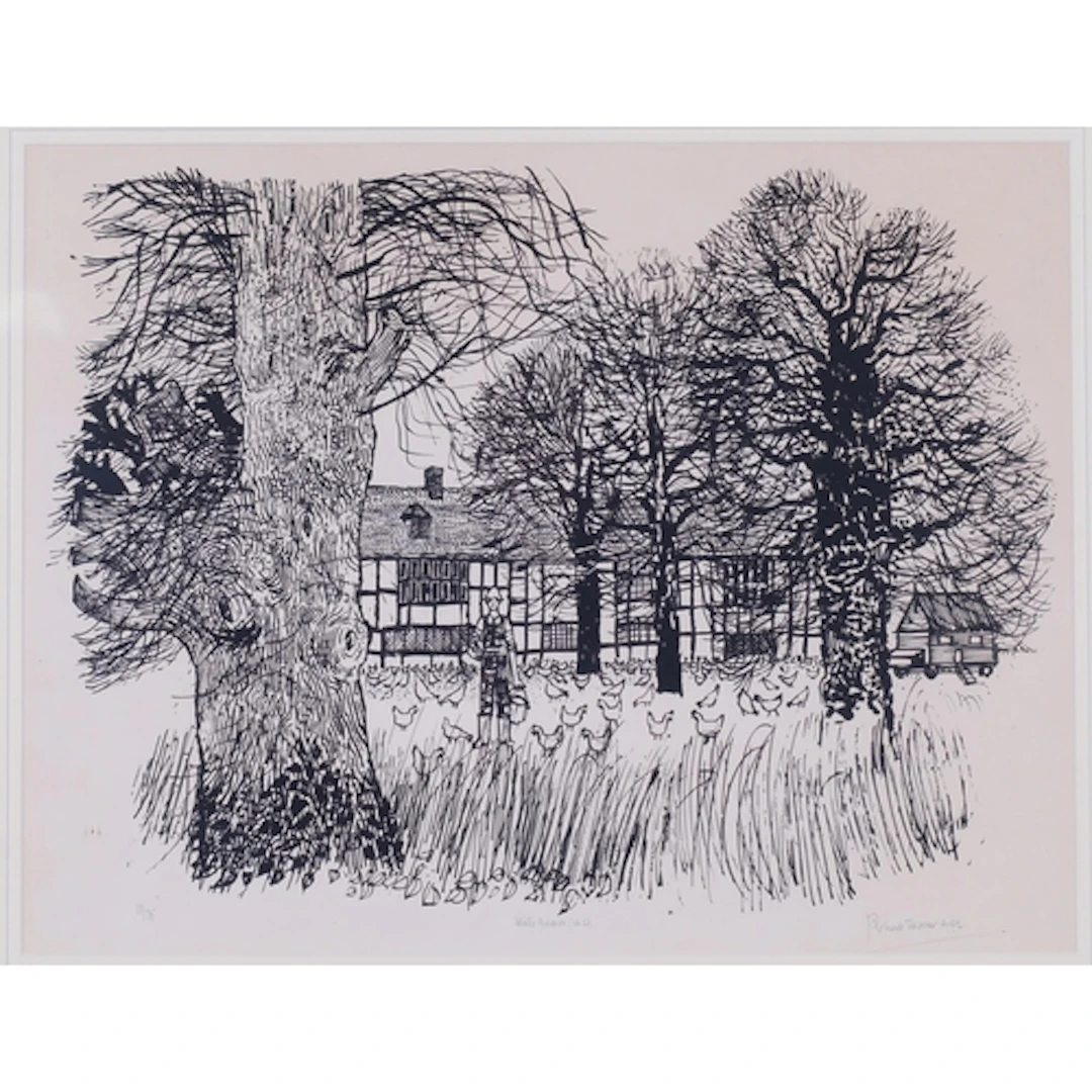 Robert Tavener, Winter Paddock (No. 2), lithograph, signed i...
