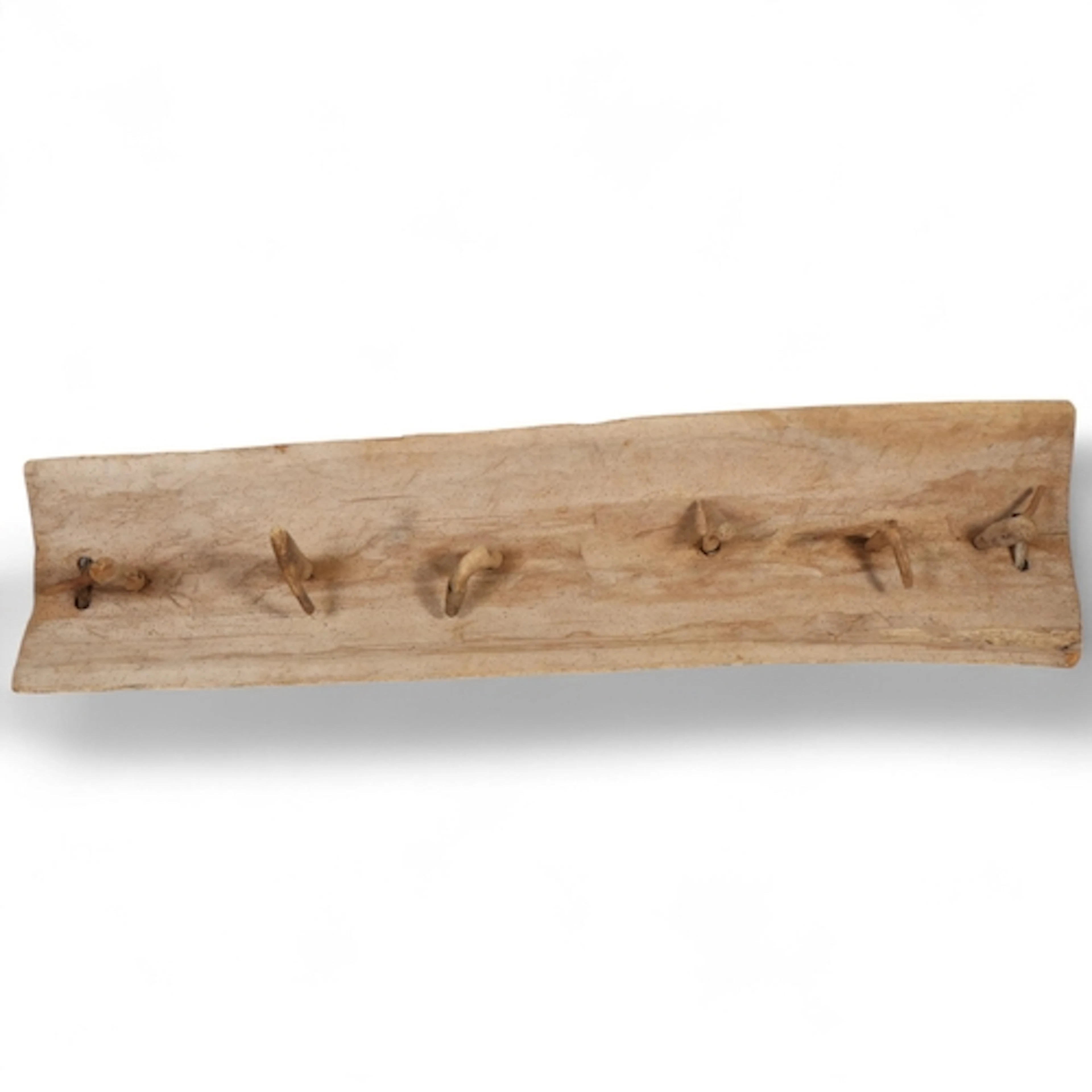 Scandinavian wood ceiling hanging meat curing hooks, length ...