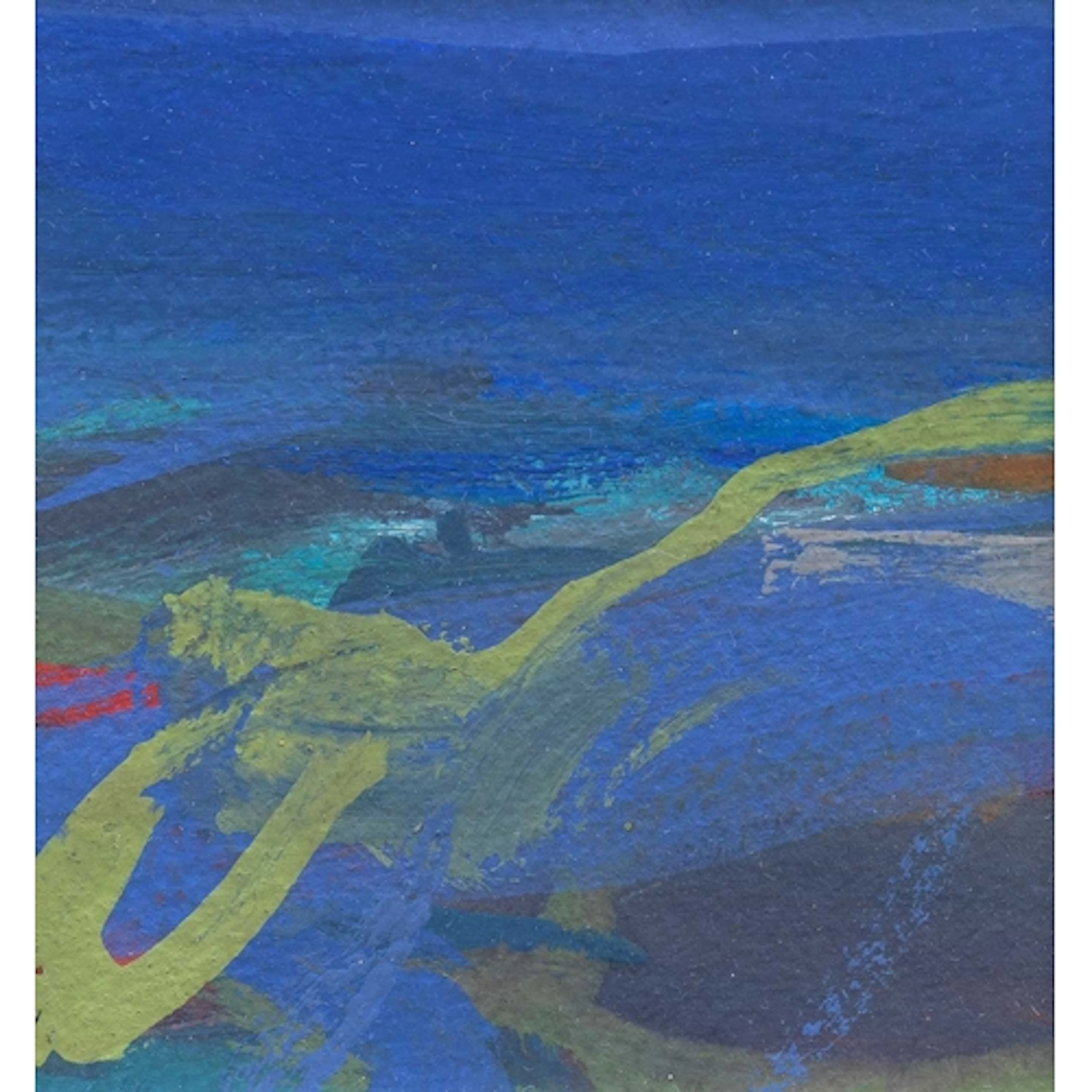 § John MILLER (1931-2002) Landscape Gouache, stamp signed an...