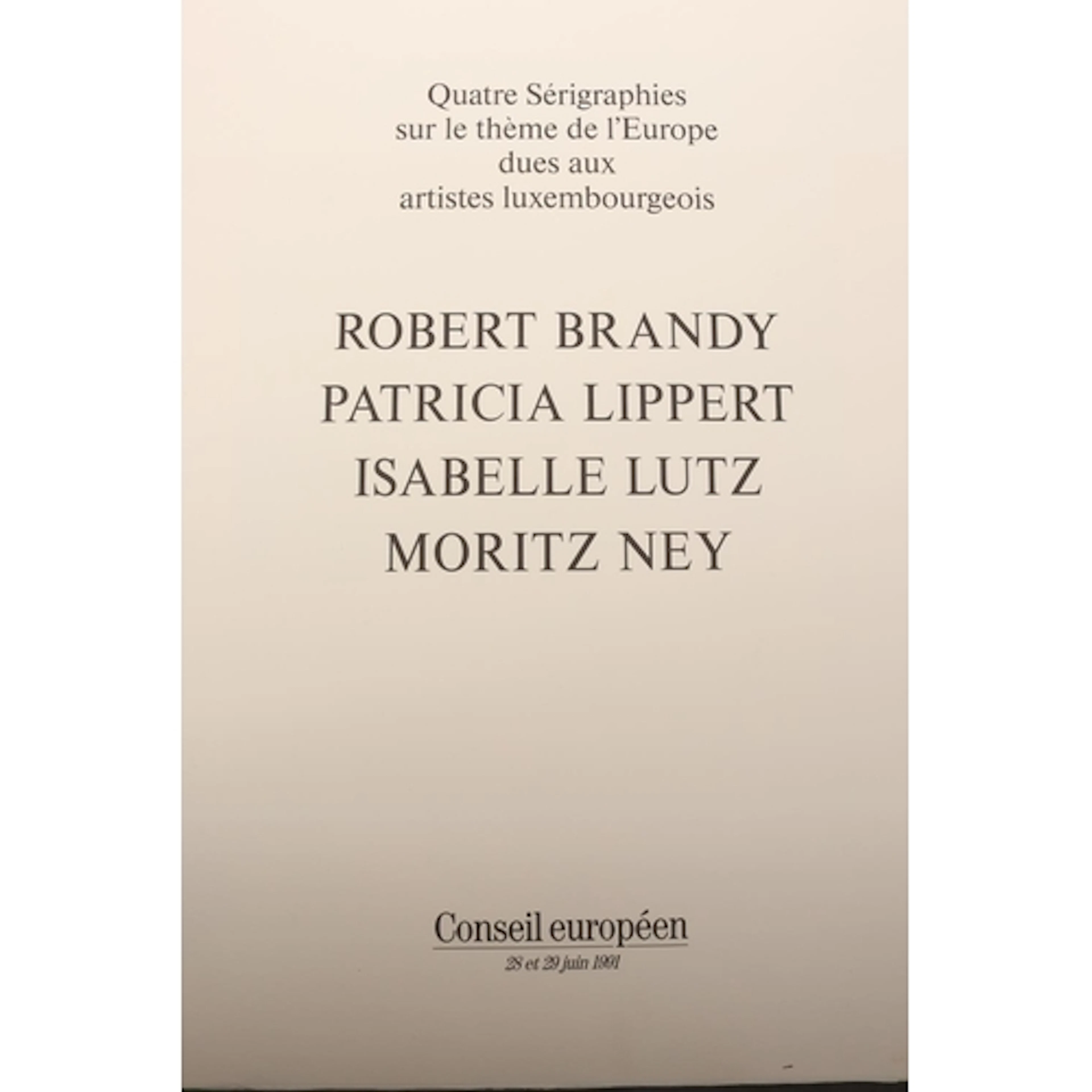 ROBERT BRANDY, PATRICIA LIPPERT, ISABELLE LUTZ and MORITZ NE...