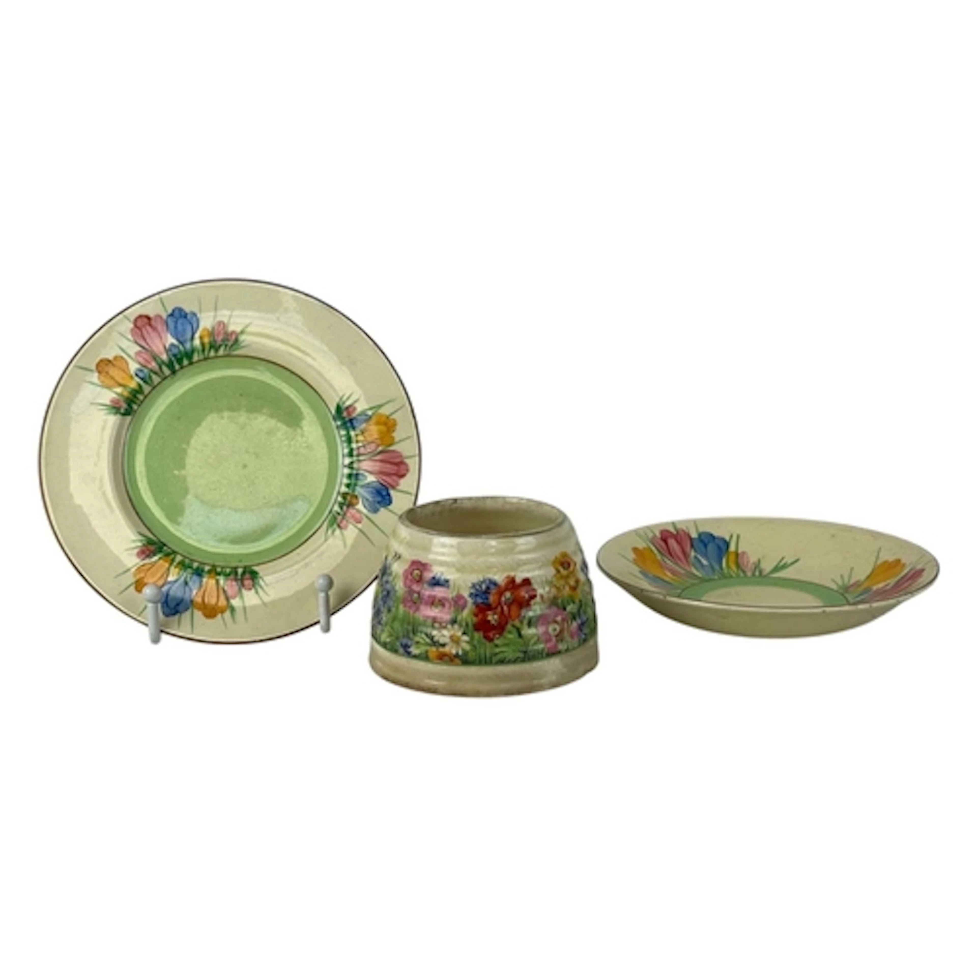 A collection of Clarice Cliff pottery. Including a Bizarre t...