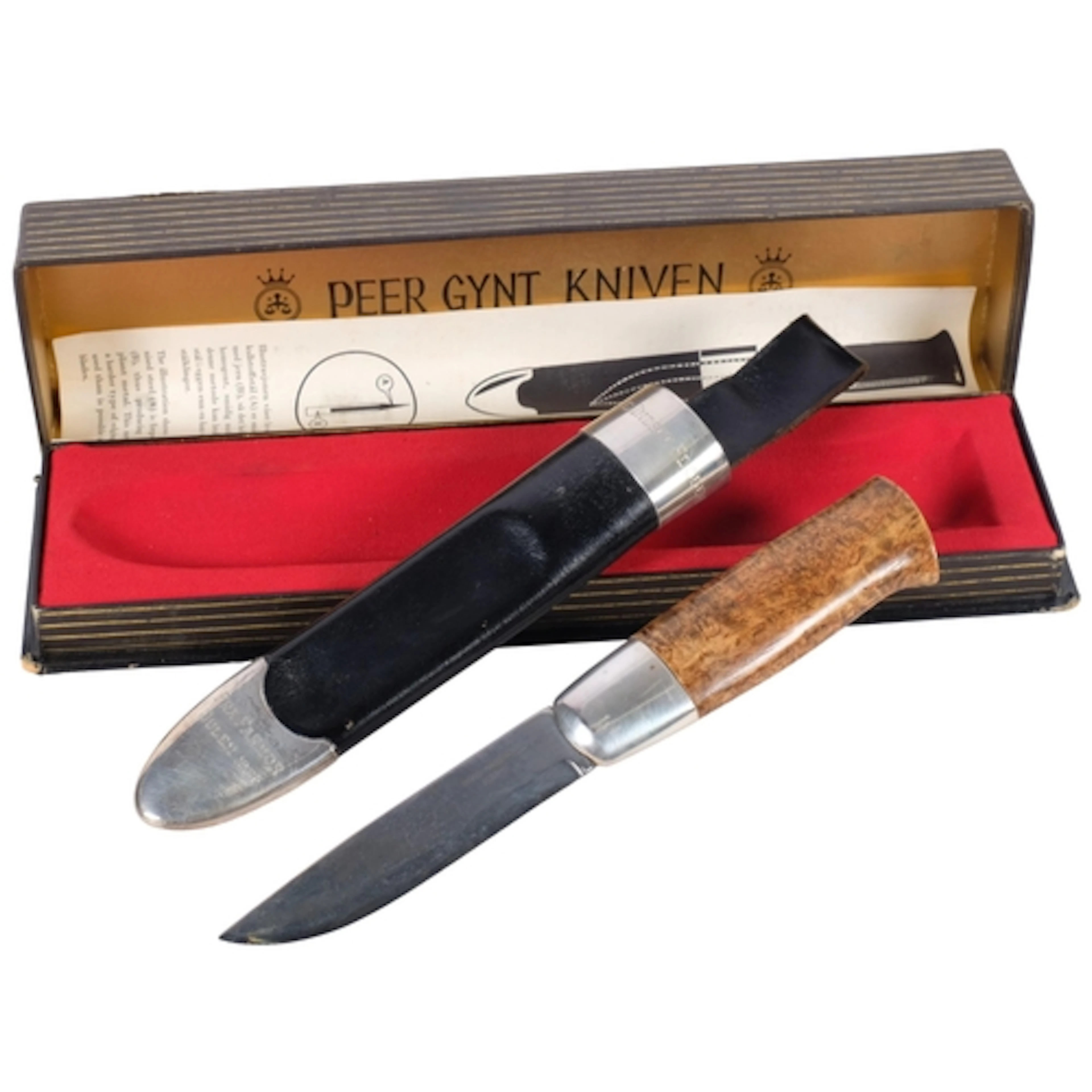 David Andersen, Norway, a Peergynt Akiven knife, with silver...