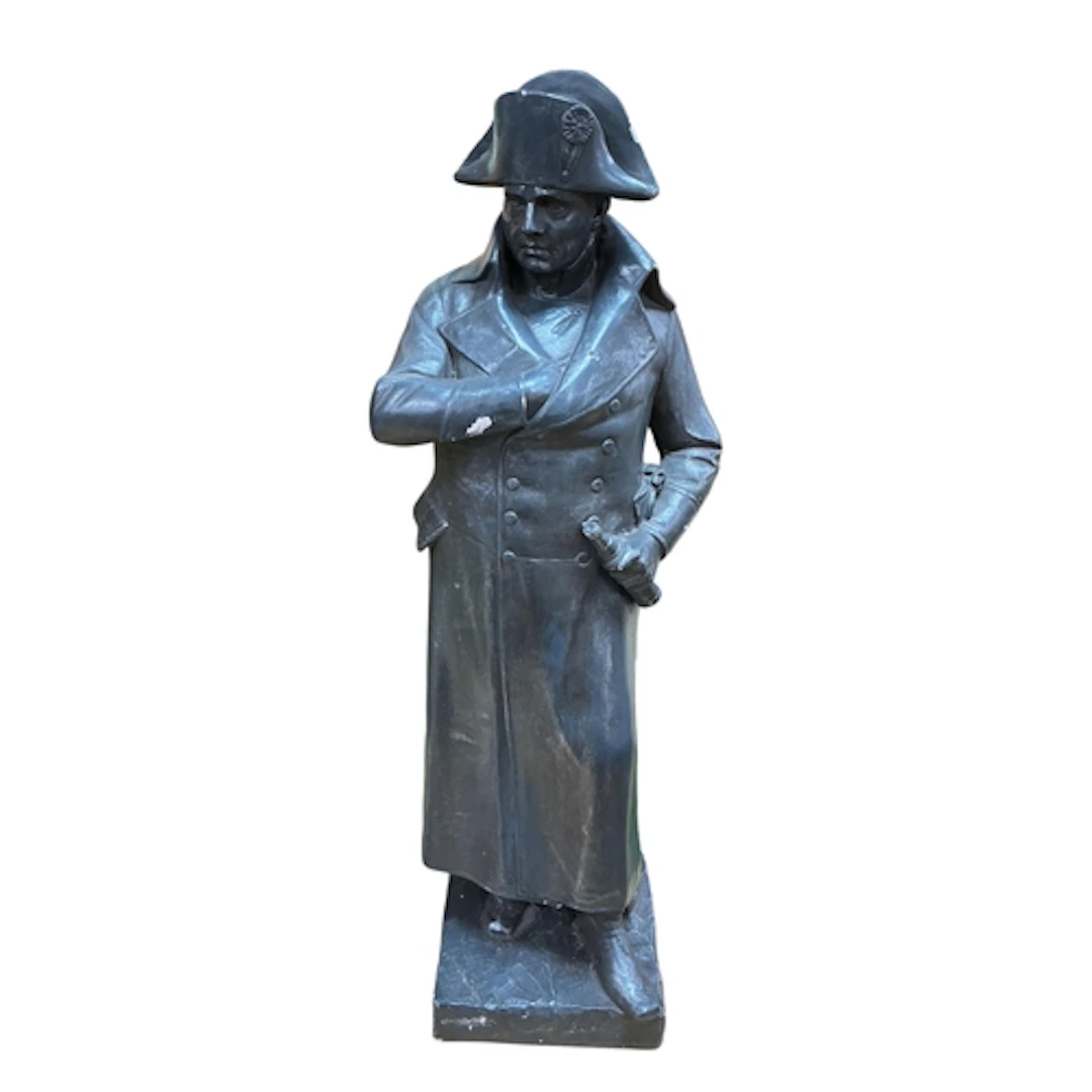 A bronzed figure of Napoleon Bonaparte, approx 50cm tall....