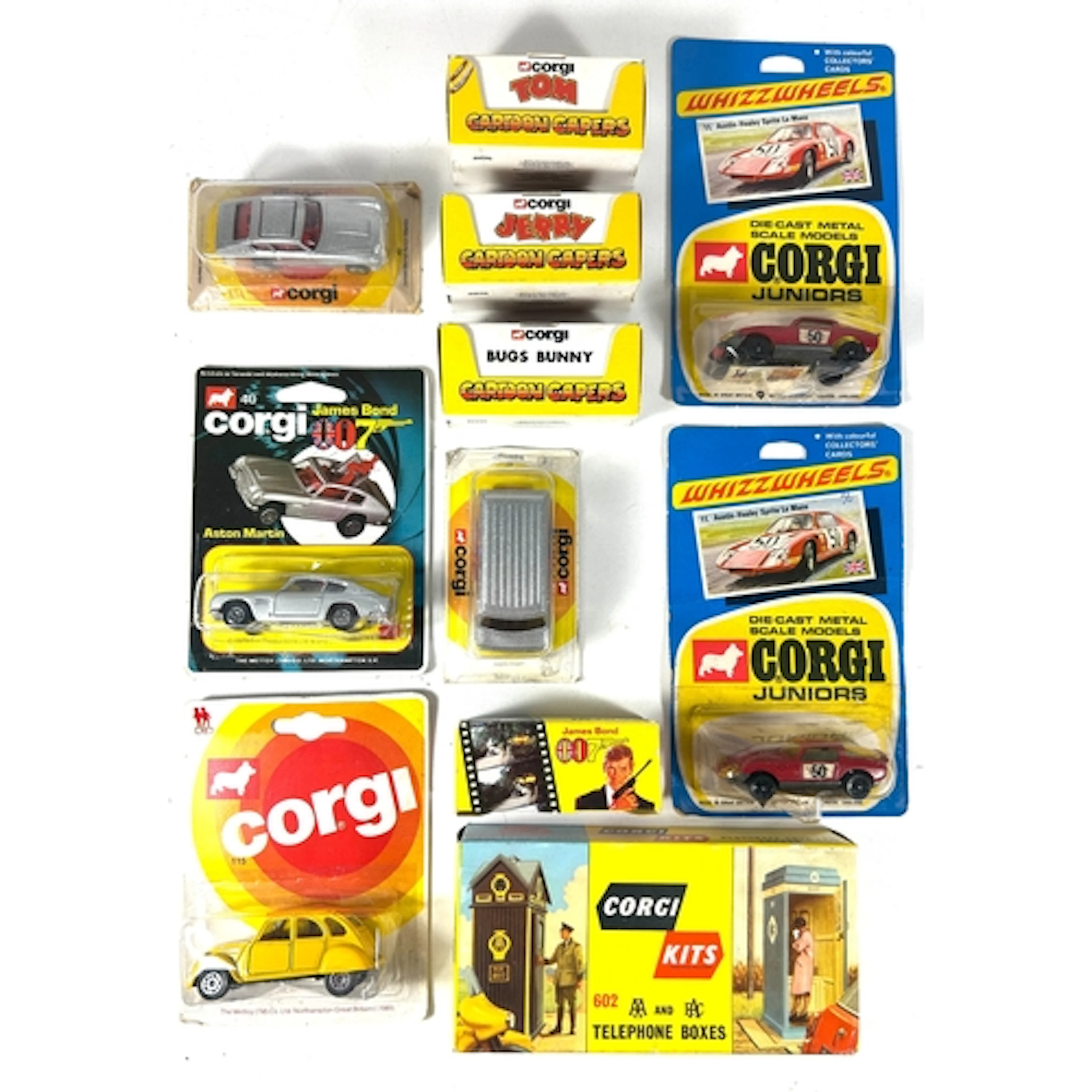 10 Corgi Juniors 'Whizzwheels' 2x No.11 Austin-Healey Sprite...