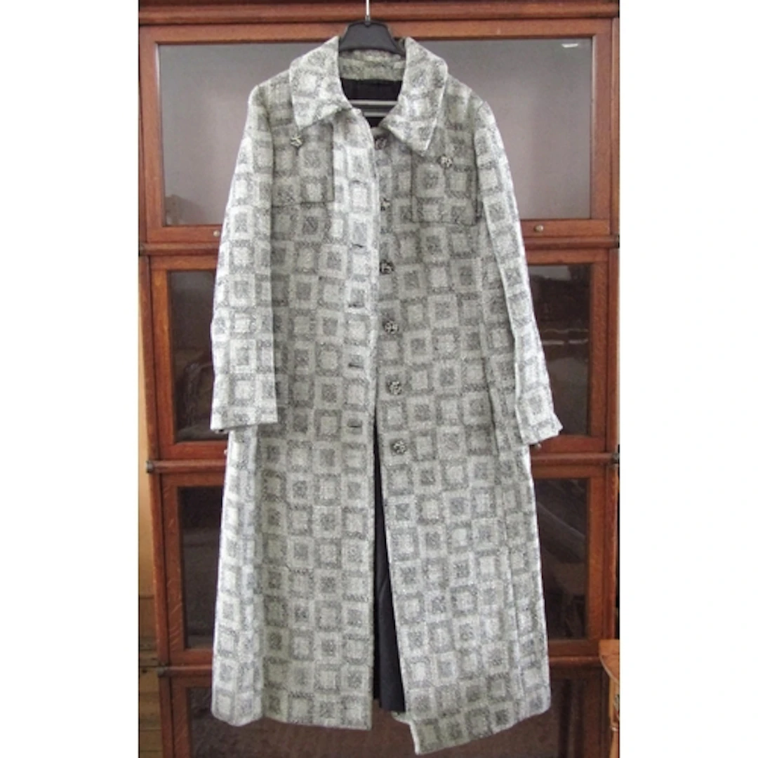 Ib Jorgensen Ladies Three Quarter Length Coat Couture Finely...