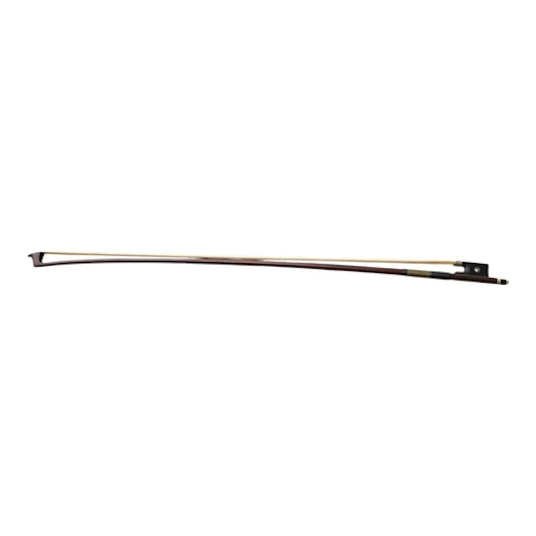 AN EARLY/MID 20TH CENTURY ¾ LENGTH NICKEL MOUNTED VIOLIN BOW...