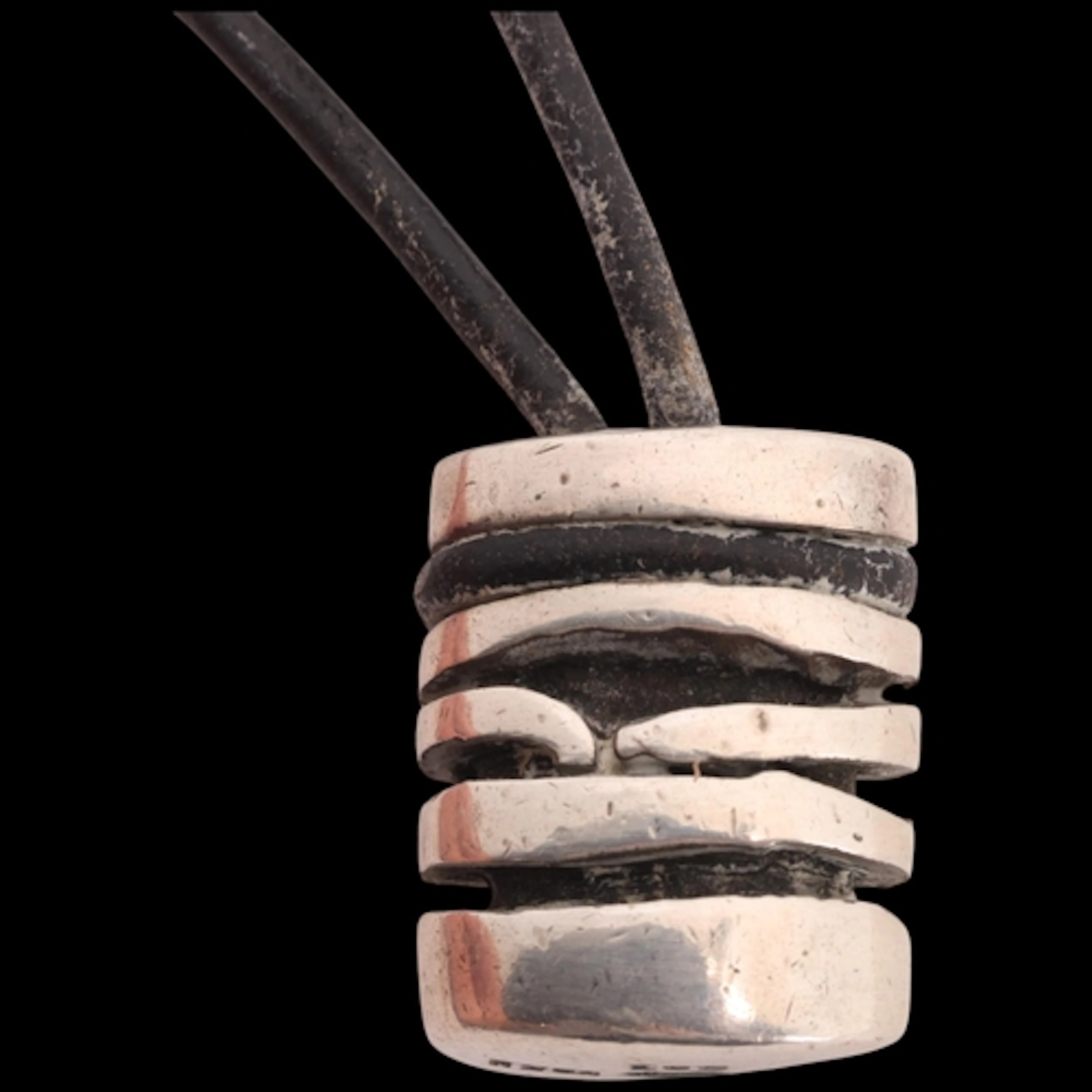 GEORG JENSEN - a Danish modernist sterling silver 'Strata' p...