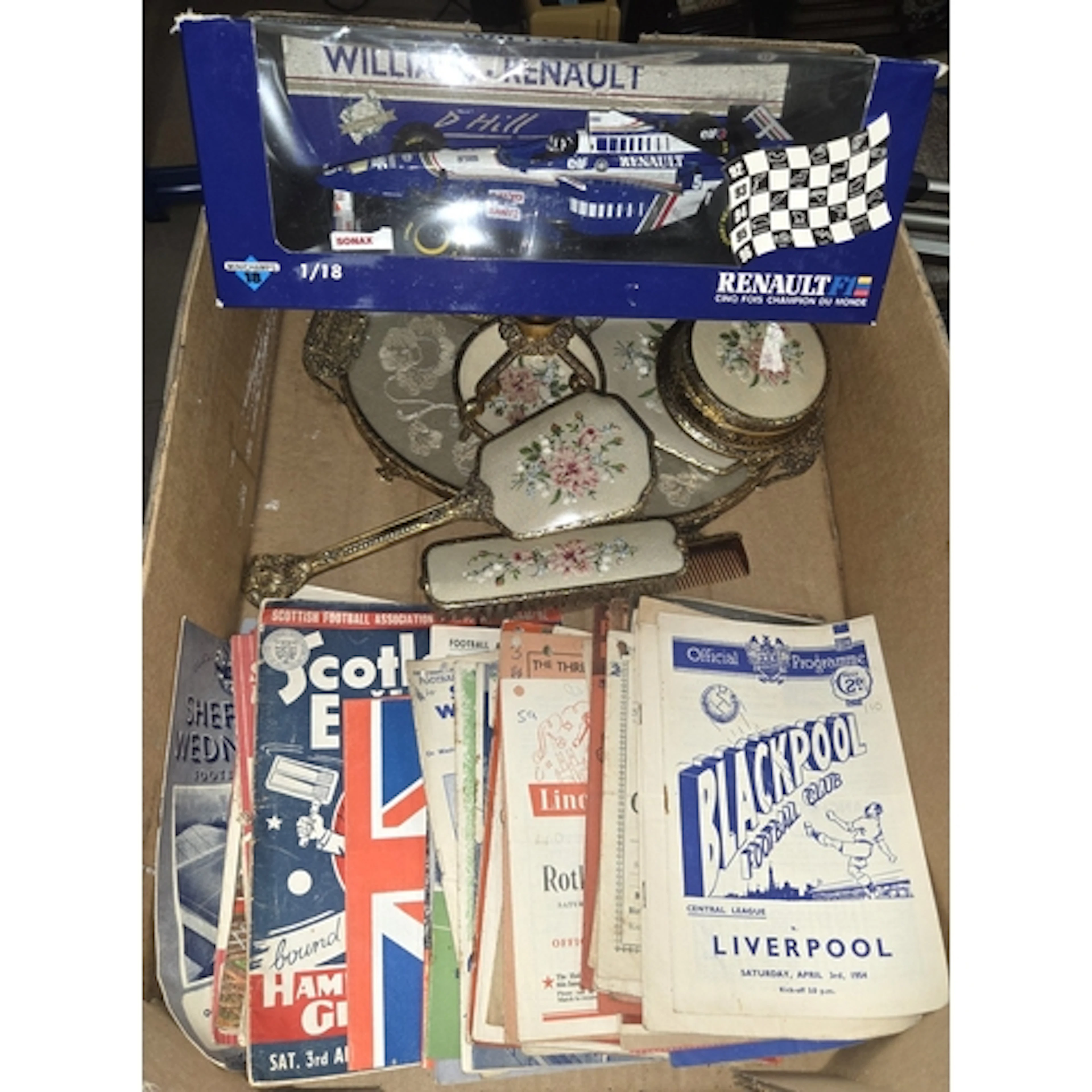 A collection of 1950's and later football programmes; a mini...