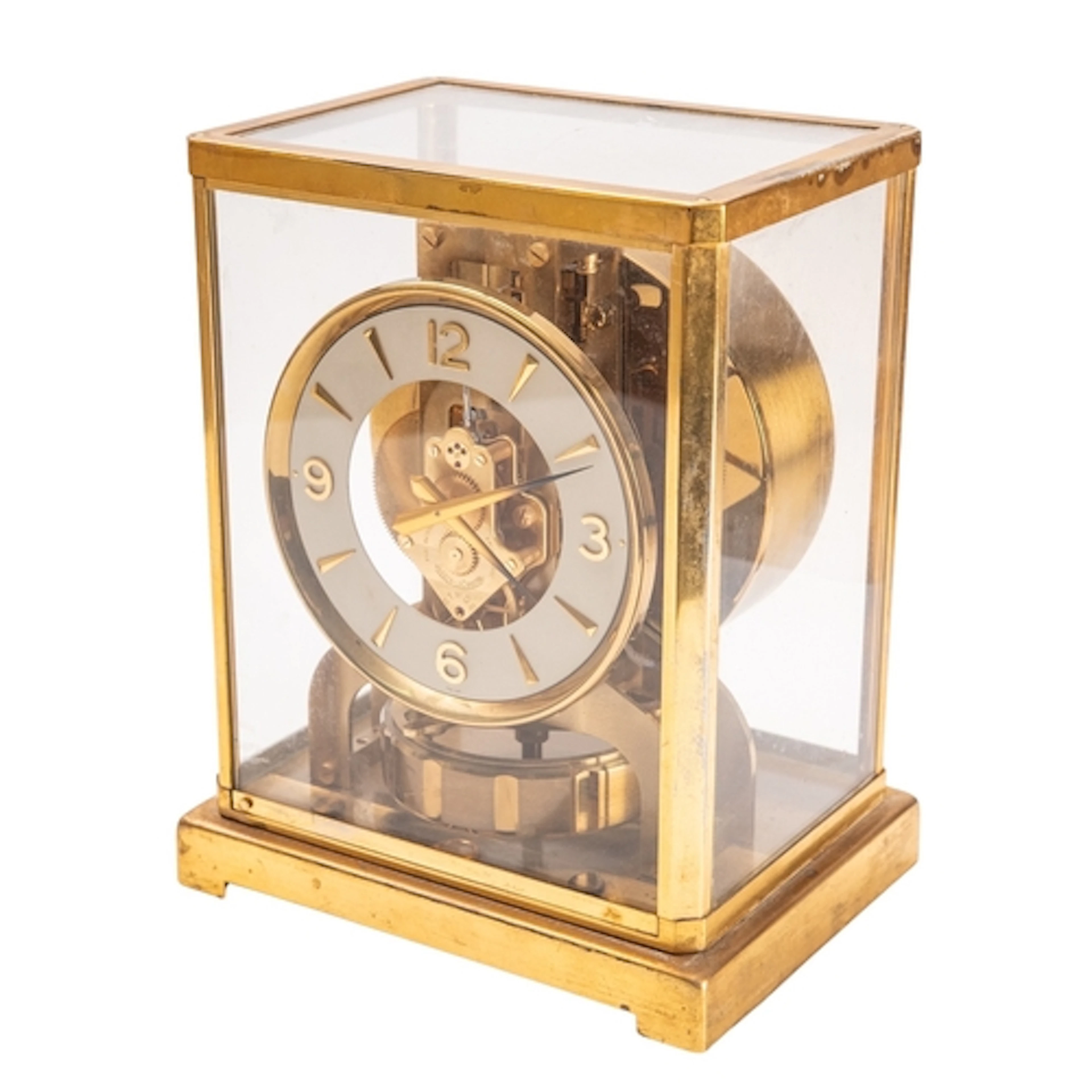 Jaeger-LeCoulte Atmos mantel clock the movement stamped to t...
